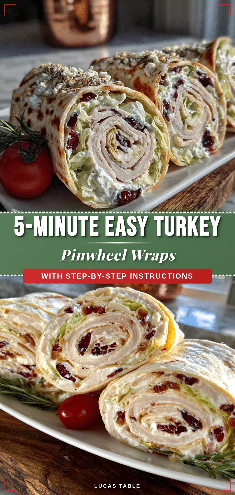 turkey pinwheel wraps recipe