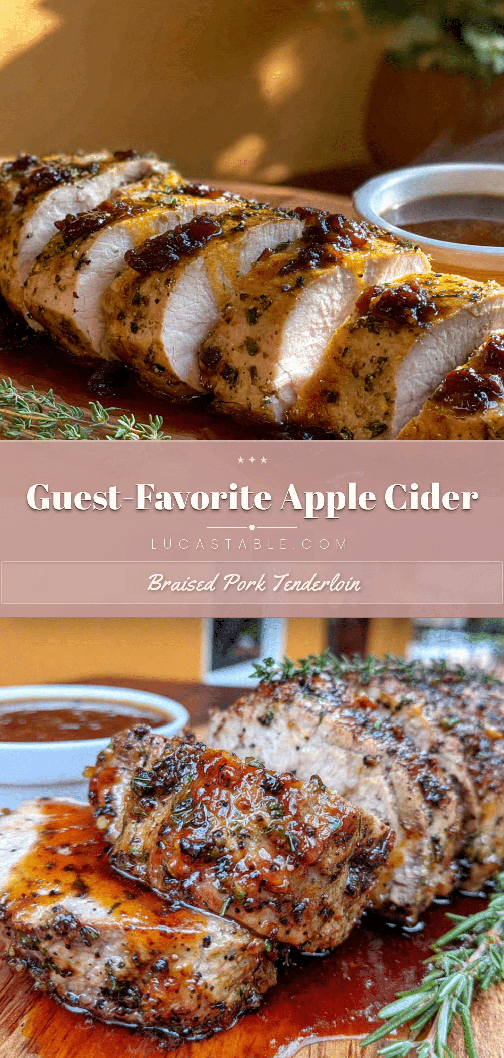 apple cider braised pork tenderloin recipe