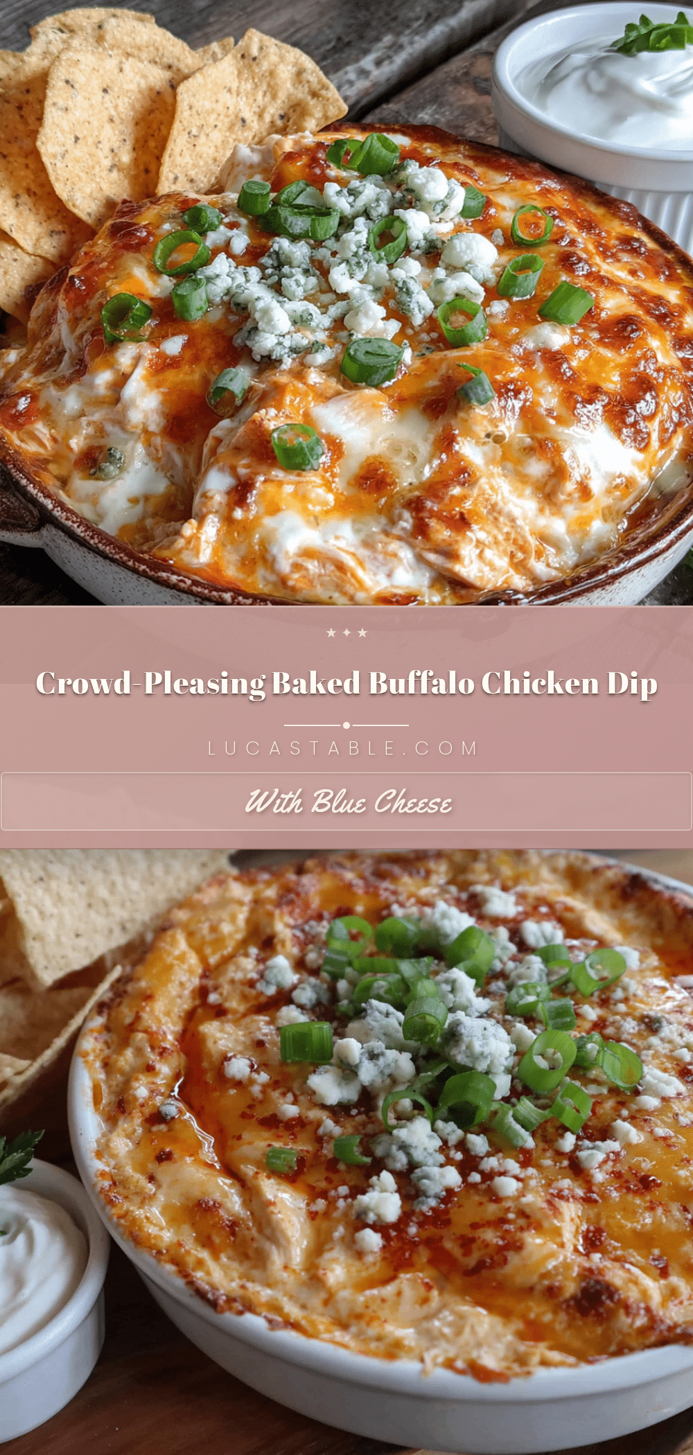 baked buffalo chicken dip recipe