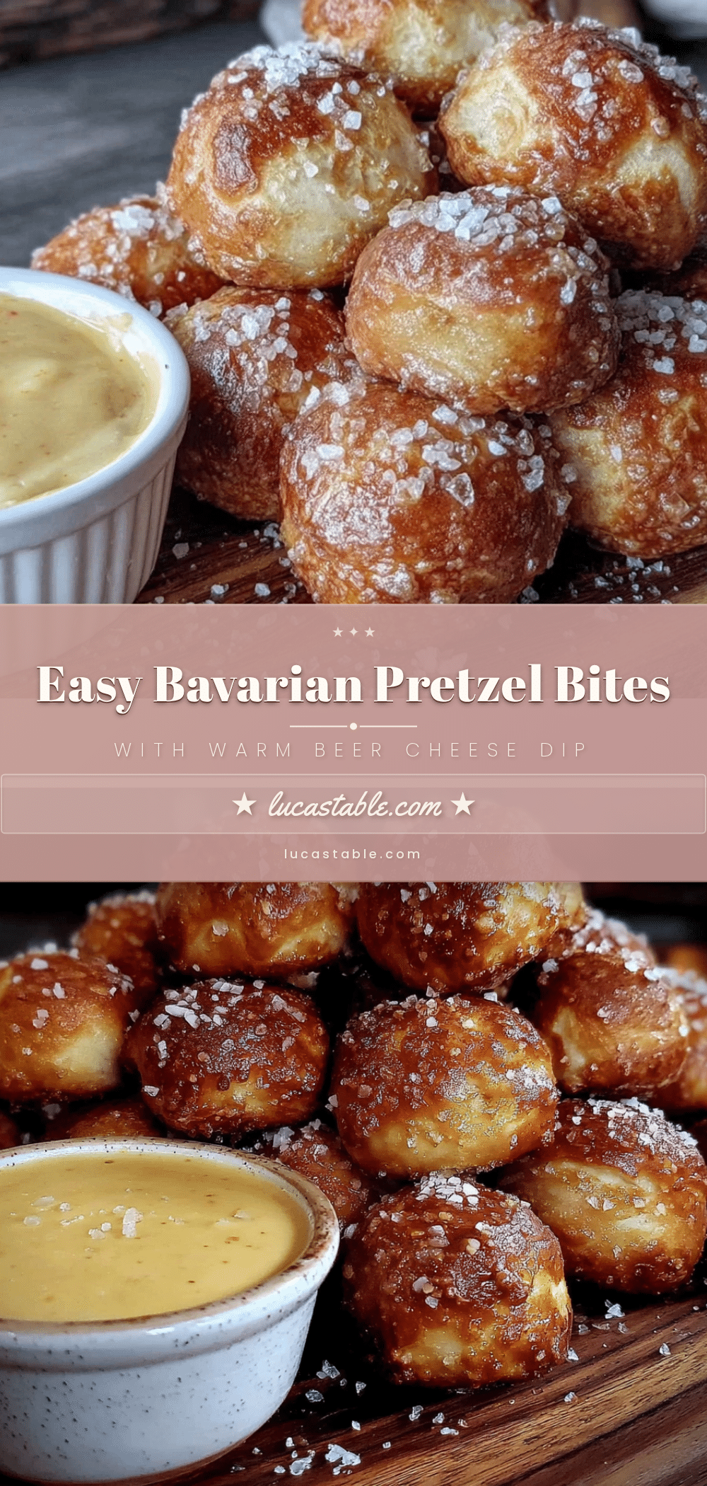 bavarian pretzel bites with beer cheese dip recipe
