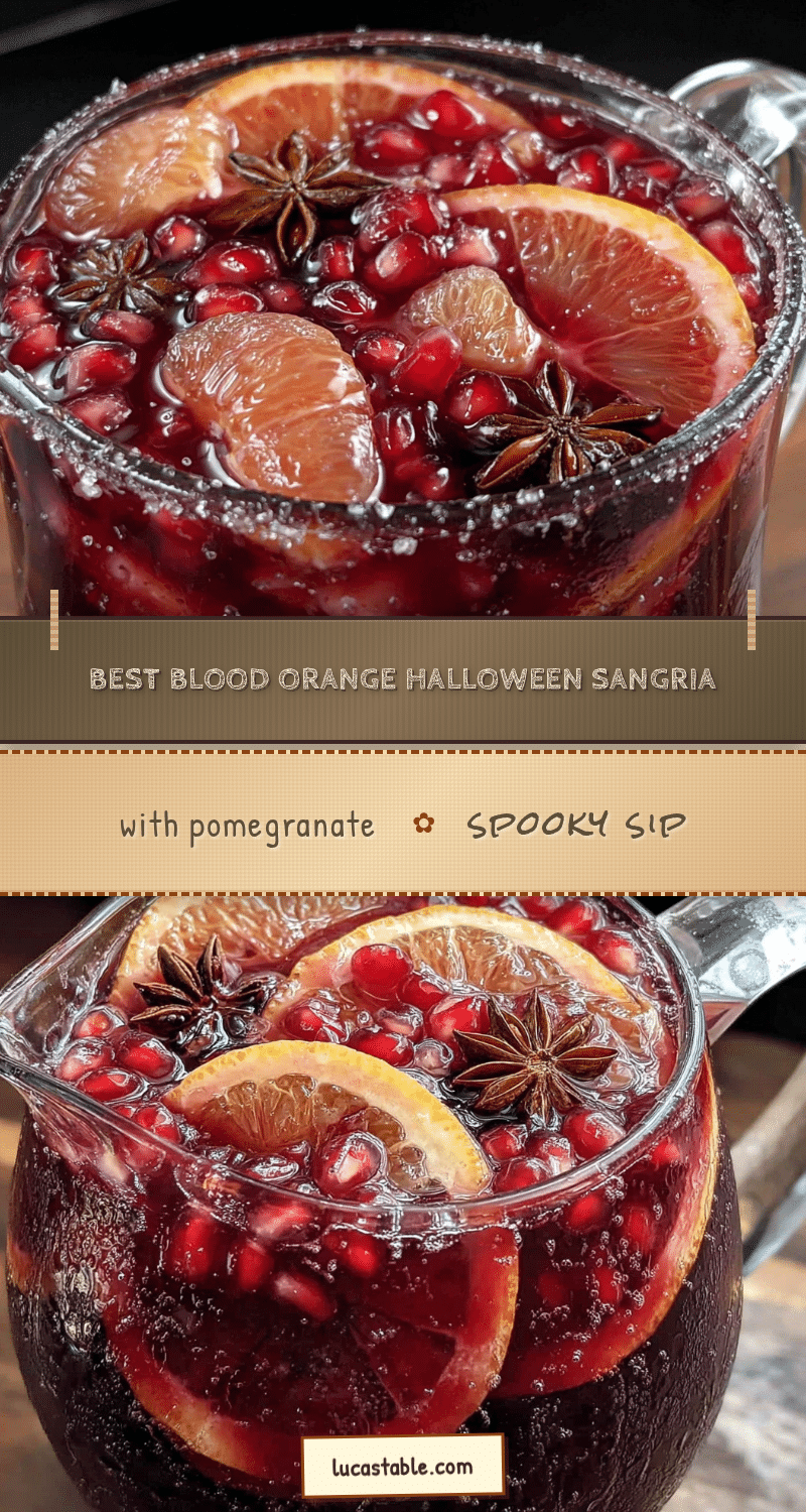 blood orange halloween sangria recipe