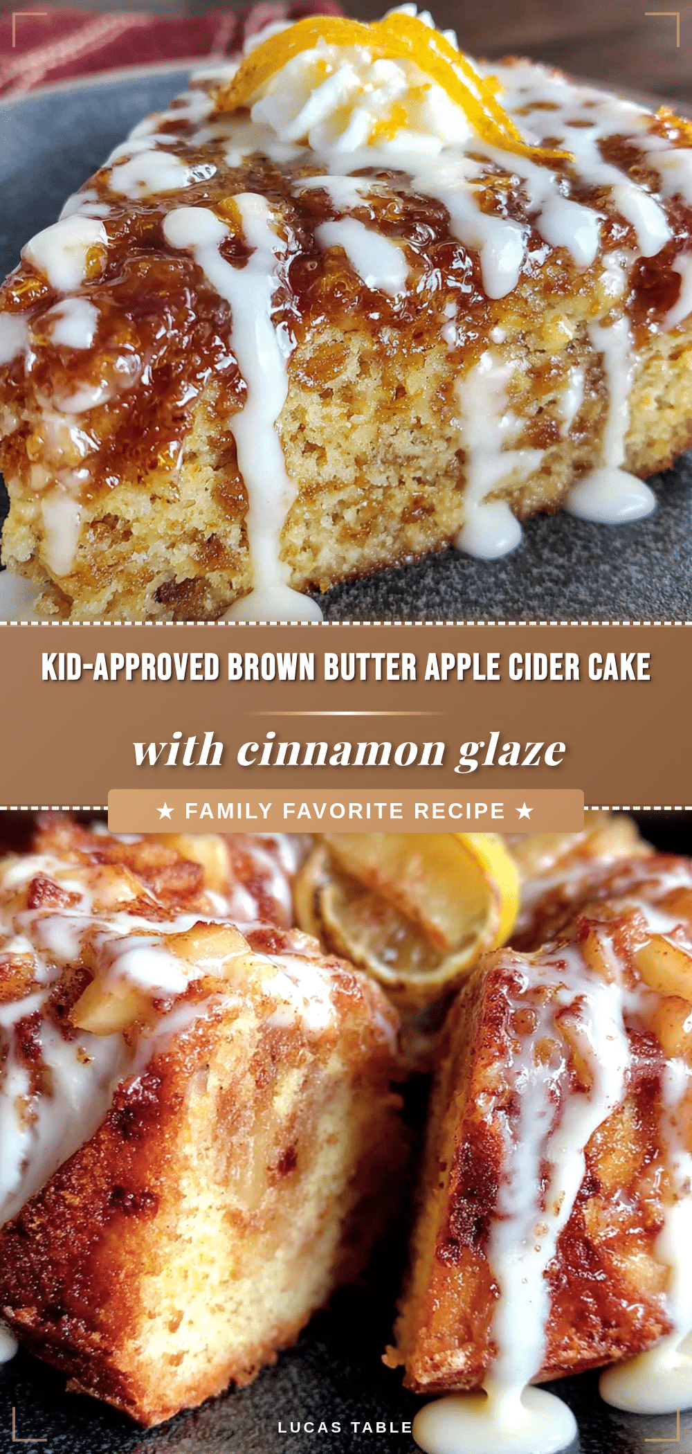 brown butter apple cider cake recipe
