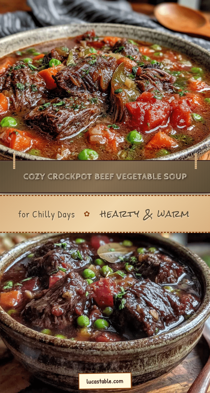 cozy crockpot beef vegetable soup recipe