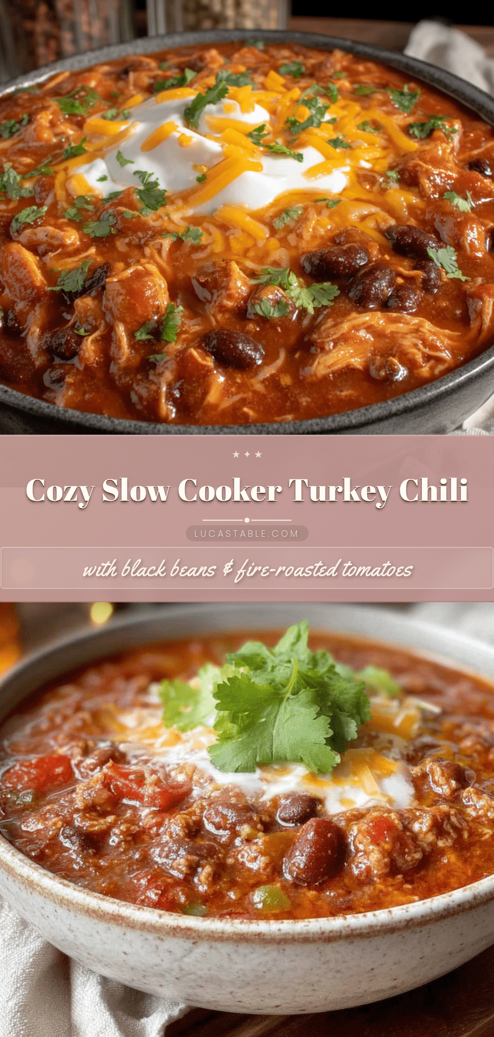 cozy slow cooker turkey chili with black beans recipe