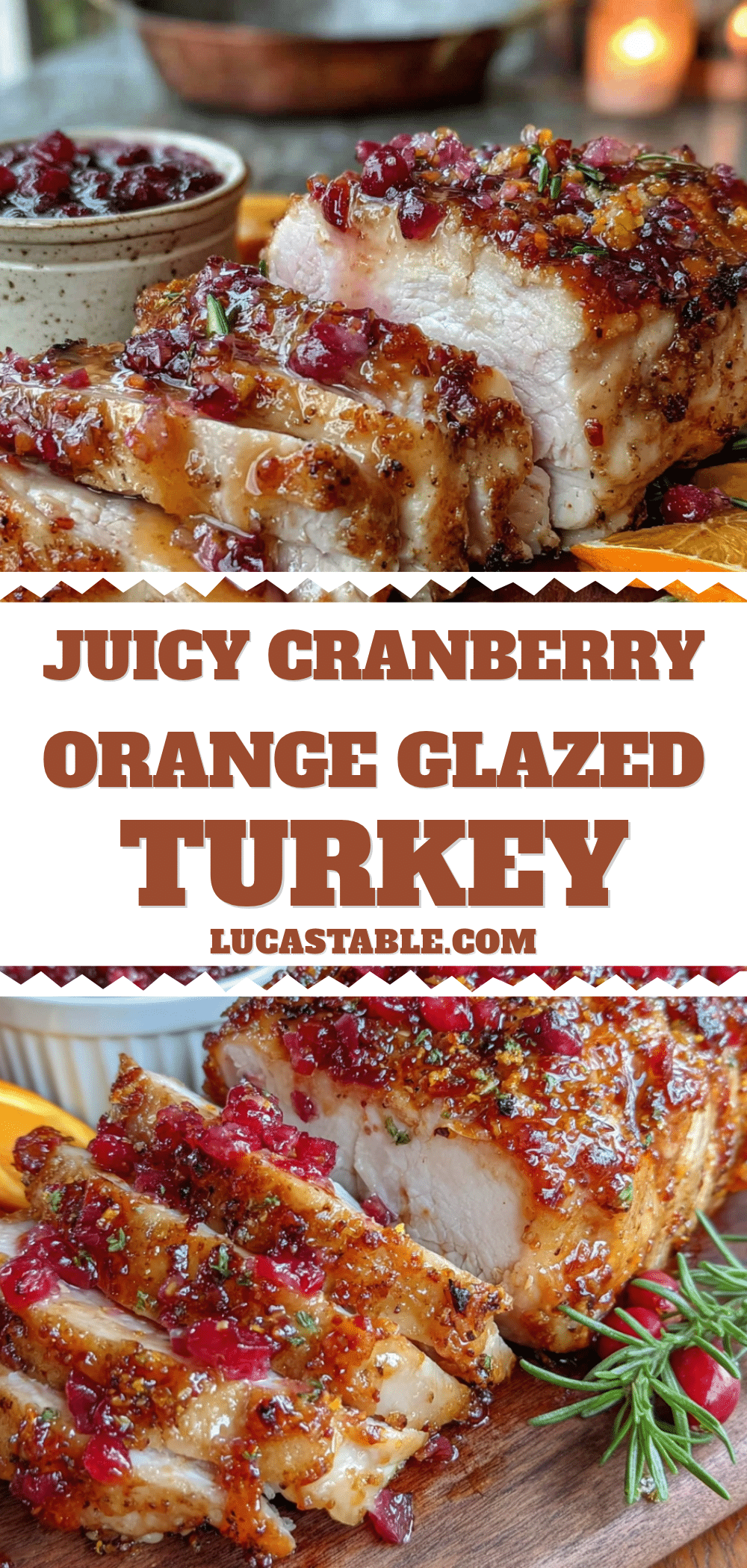cranberry orange glazed turkey breast recipe