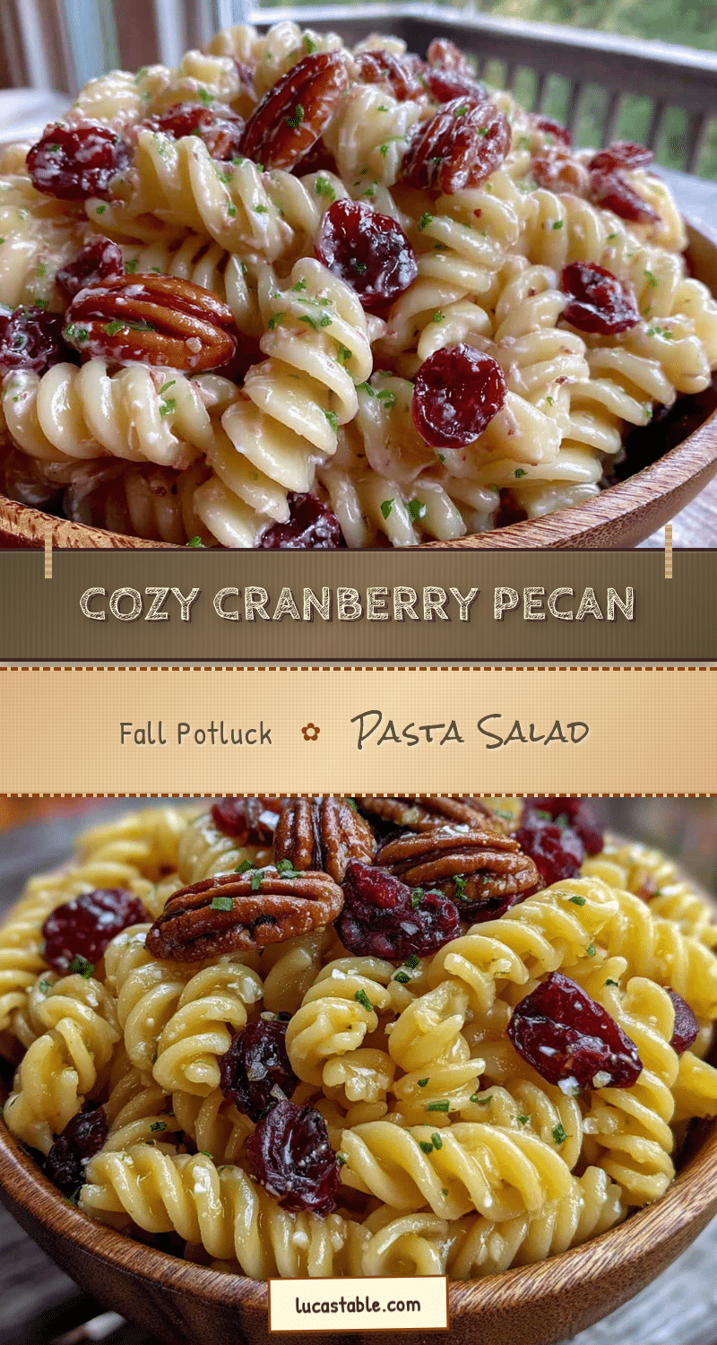 cranberry pecan pasta salad recipe