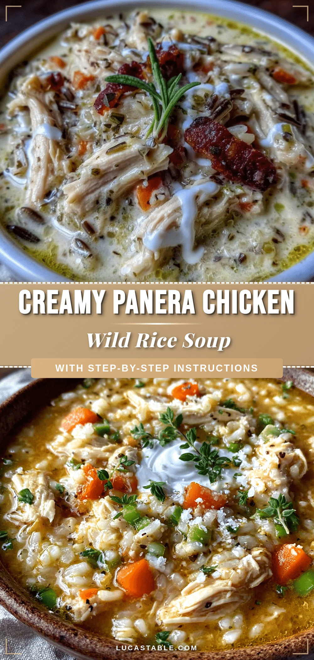 creamy chicken and wild rice soup recipe