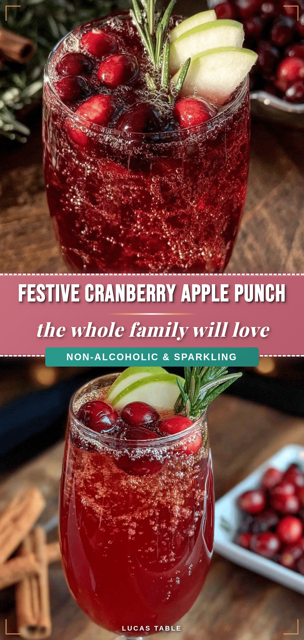 festive cranberry apple punch recipe