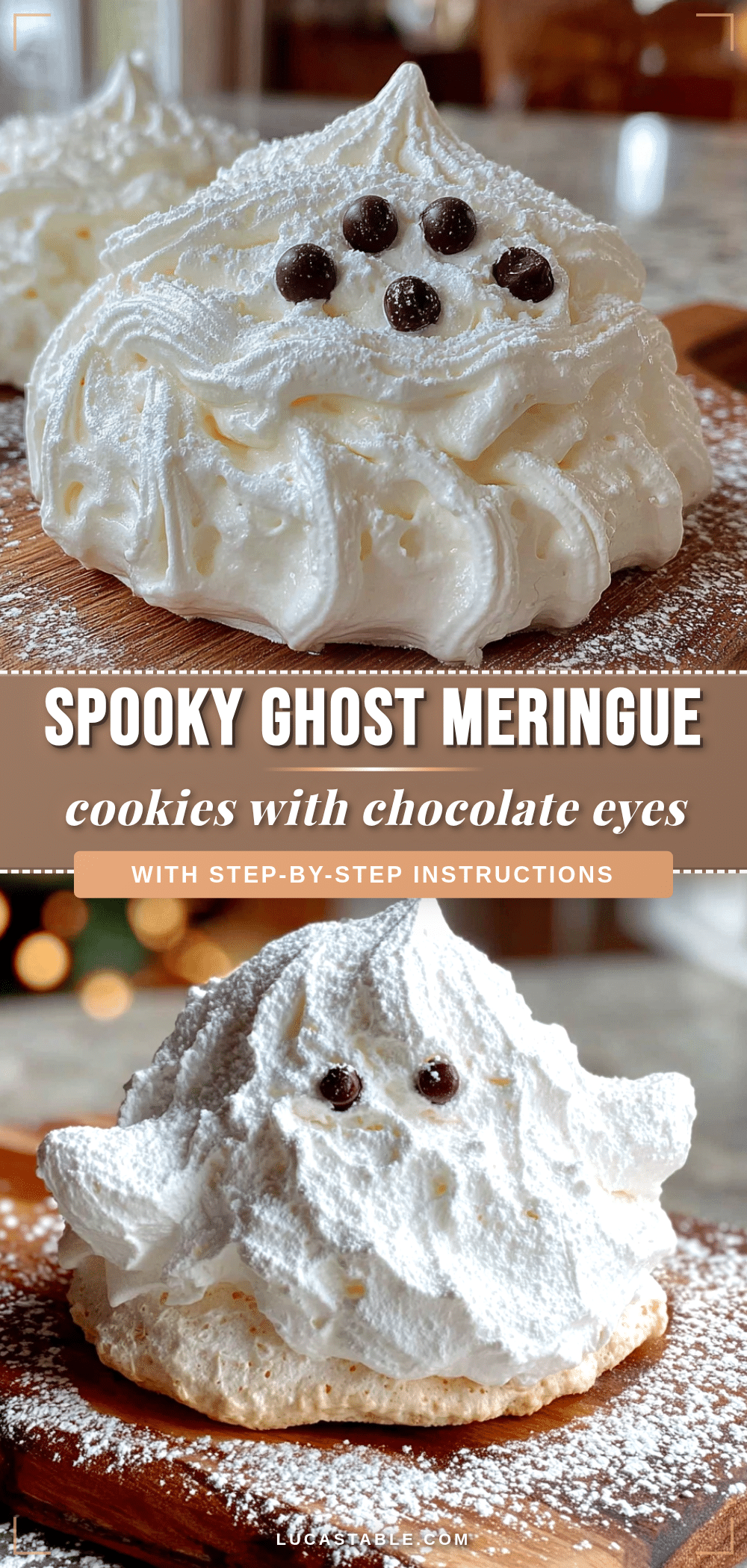 ghost meringue cookies recipe