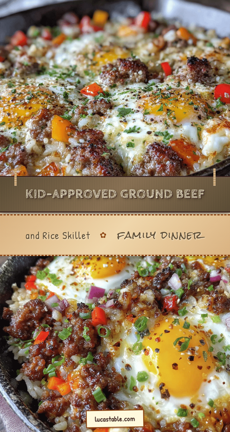 ground beef and rice skillet recipe
