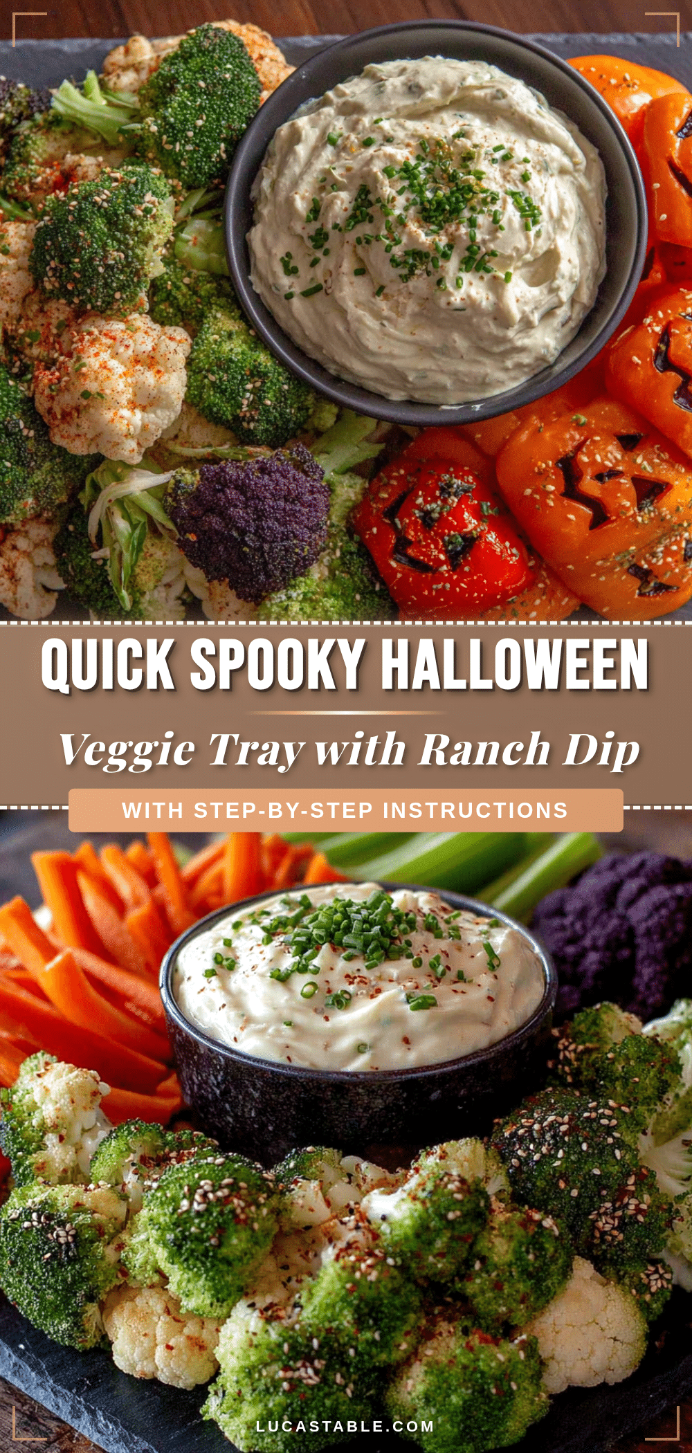 halloween veggie tray recipe