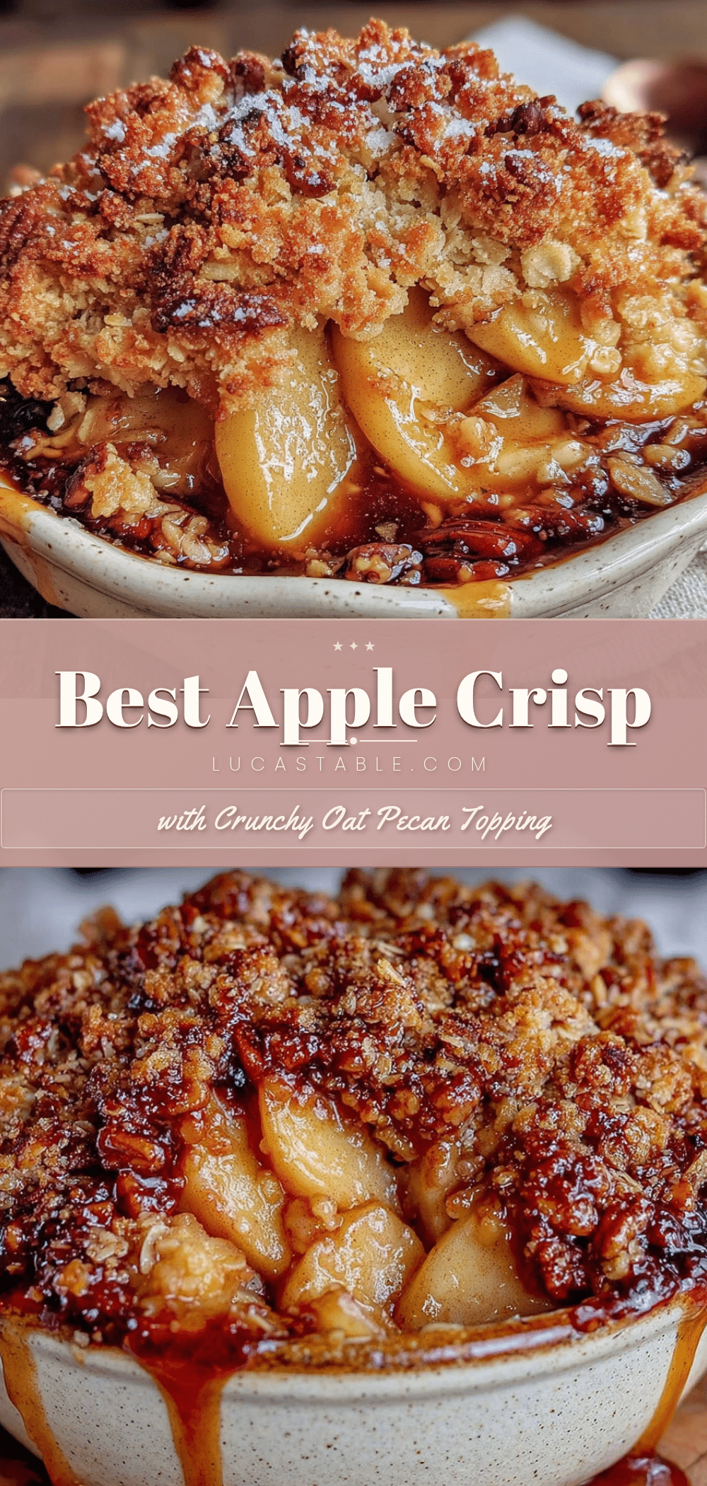 homemade apple crisp recipe