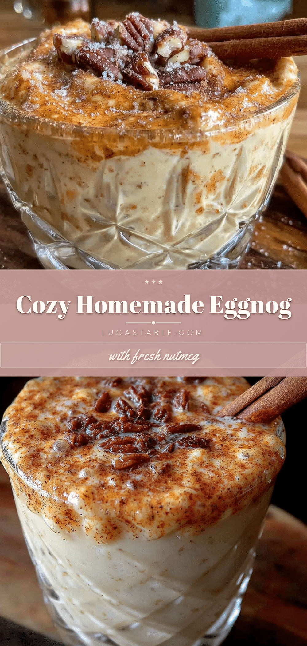 homemade eggnog with fresh nutmeg recipe