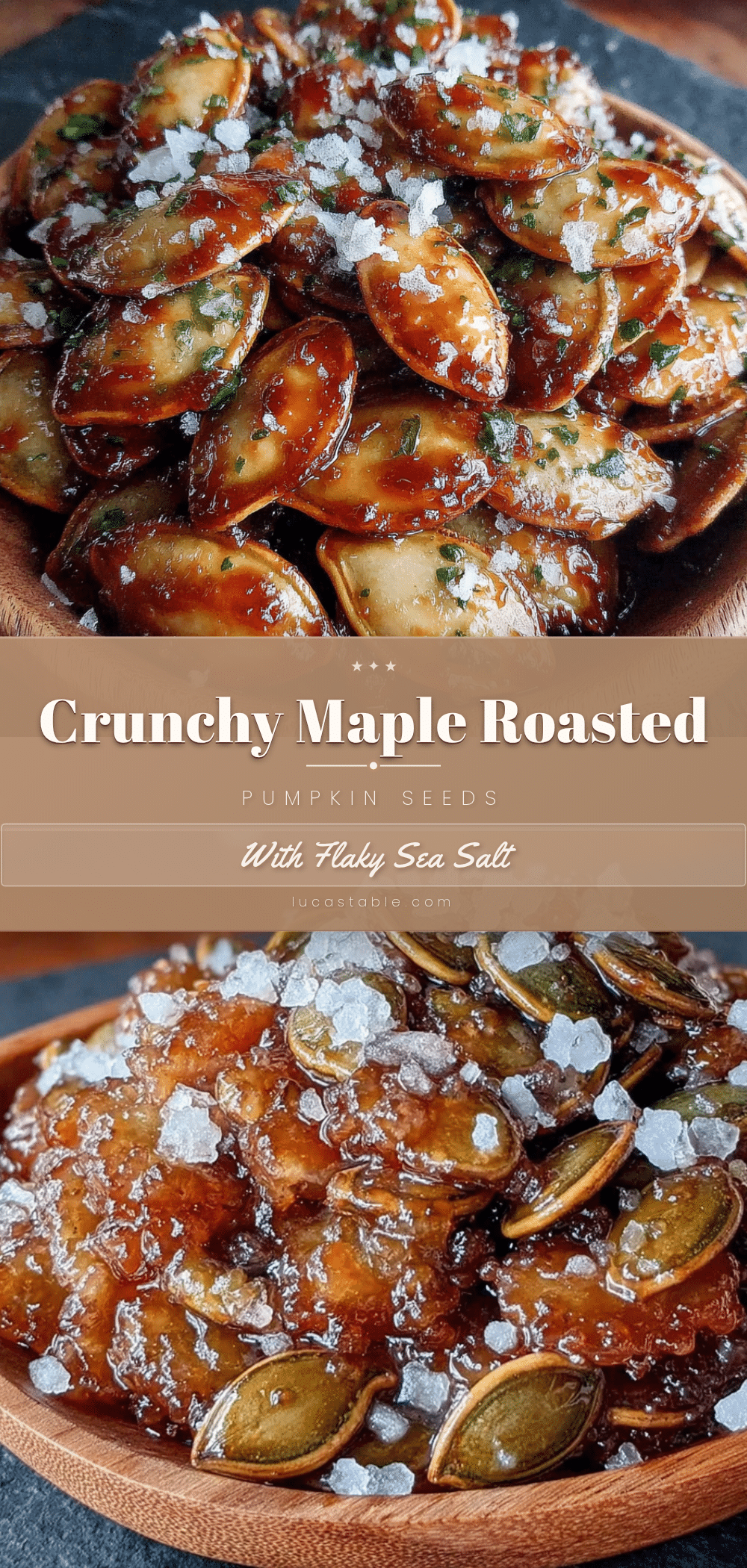 maple roasted pumpkin seeds recipe