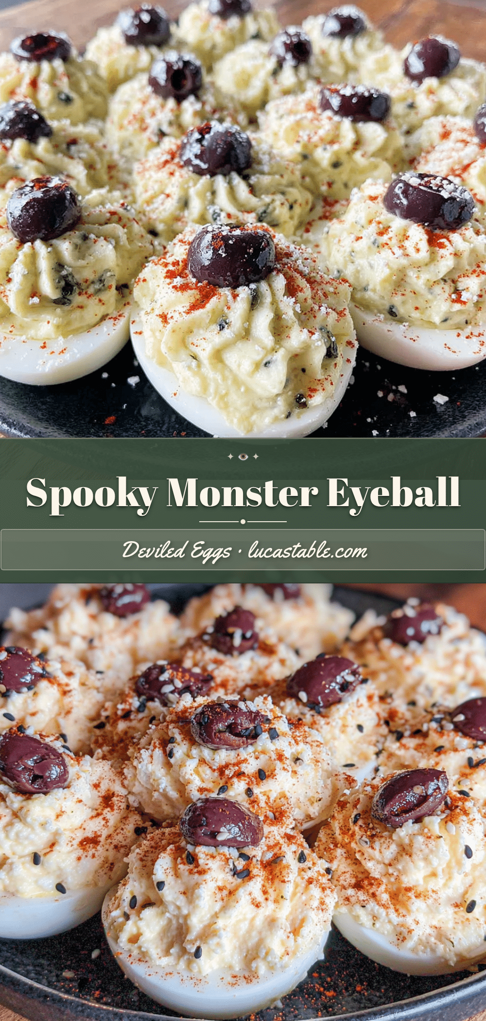 monster eyeball deviled eggs recipe