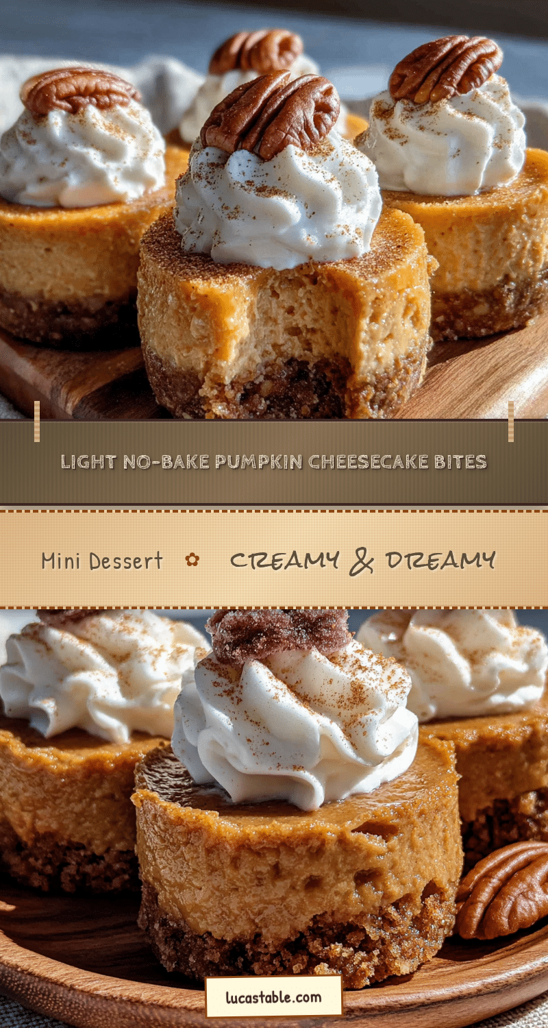 no-bake pumpkin cheesecake bites recipe