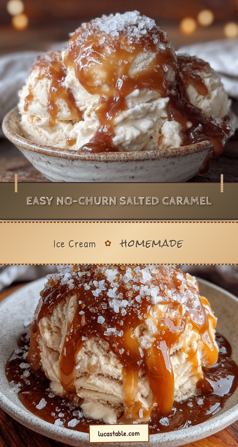 no-churn salted caramel ice cream recipe
