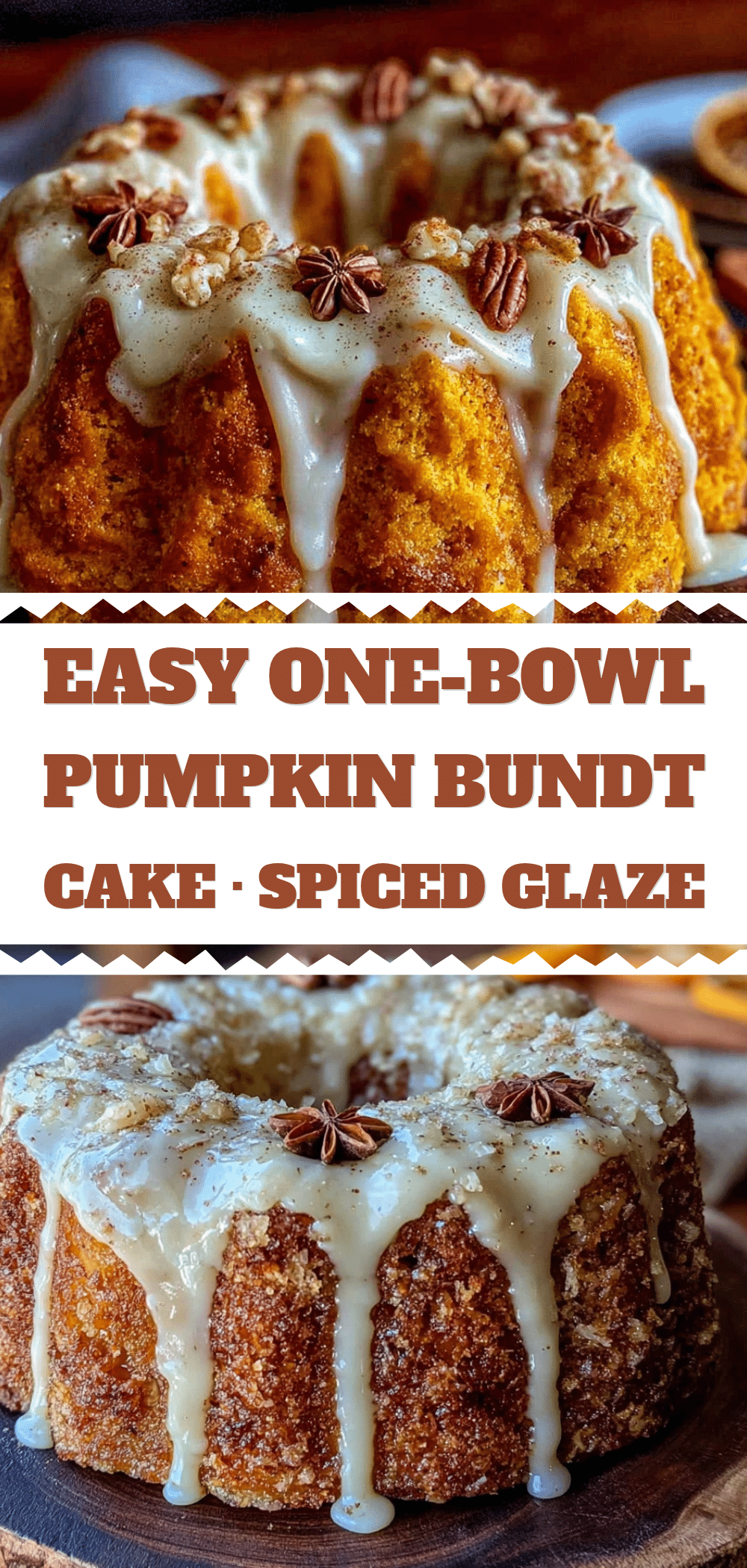 one-bowl pumpkin bundt cake recipe