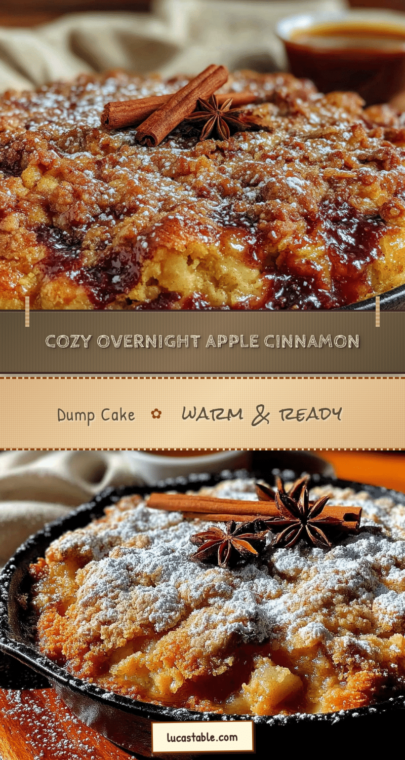 overnight apple cinnamon dump cake recipe