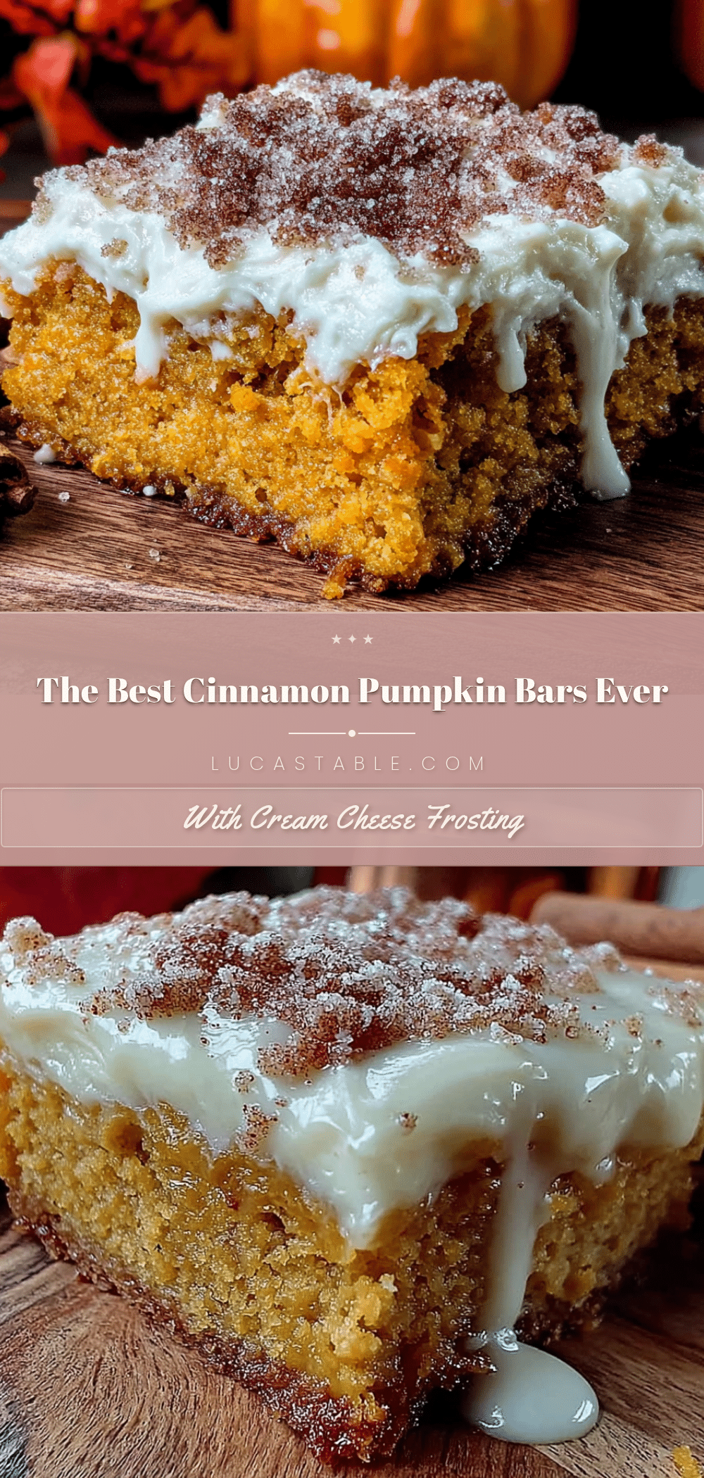 pumpkin bars recipe