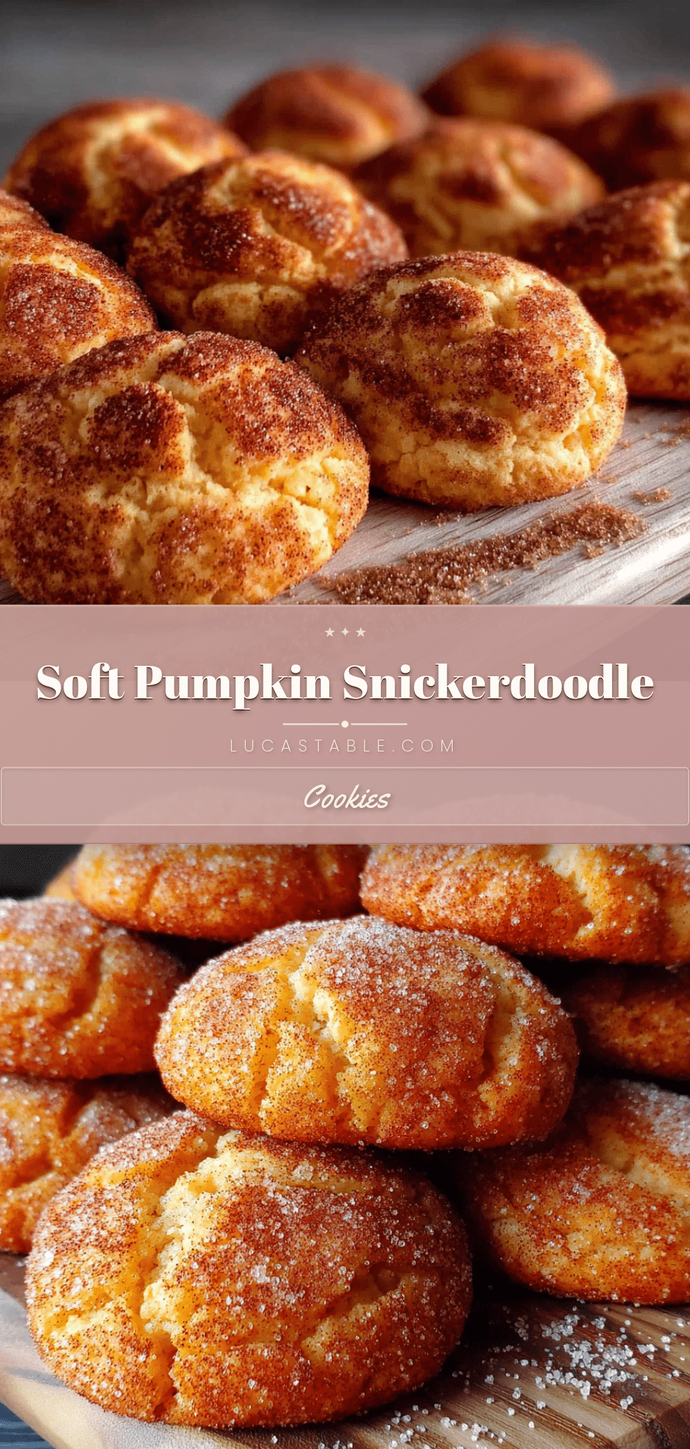 pumpkin snickerdoodle cookies recipe