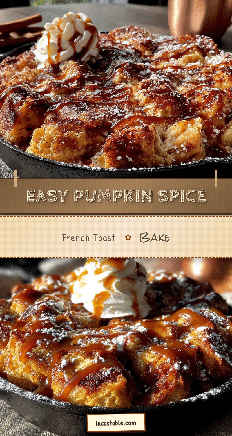 pumpkin spice french toast bake recipe