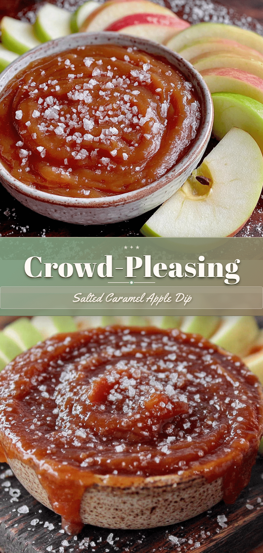 Salted Caramel Apple Dip recipe