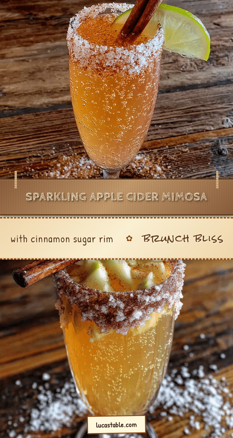 sparkling apple cider mimosa recipe