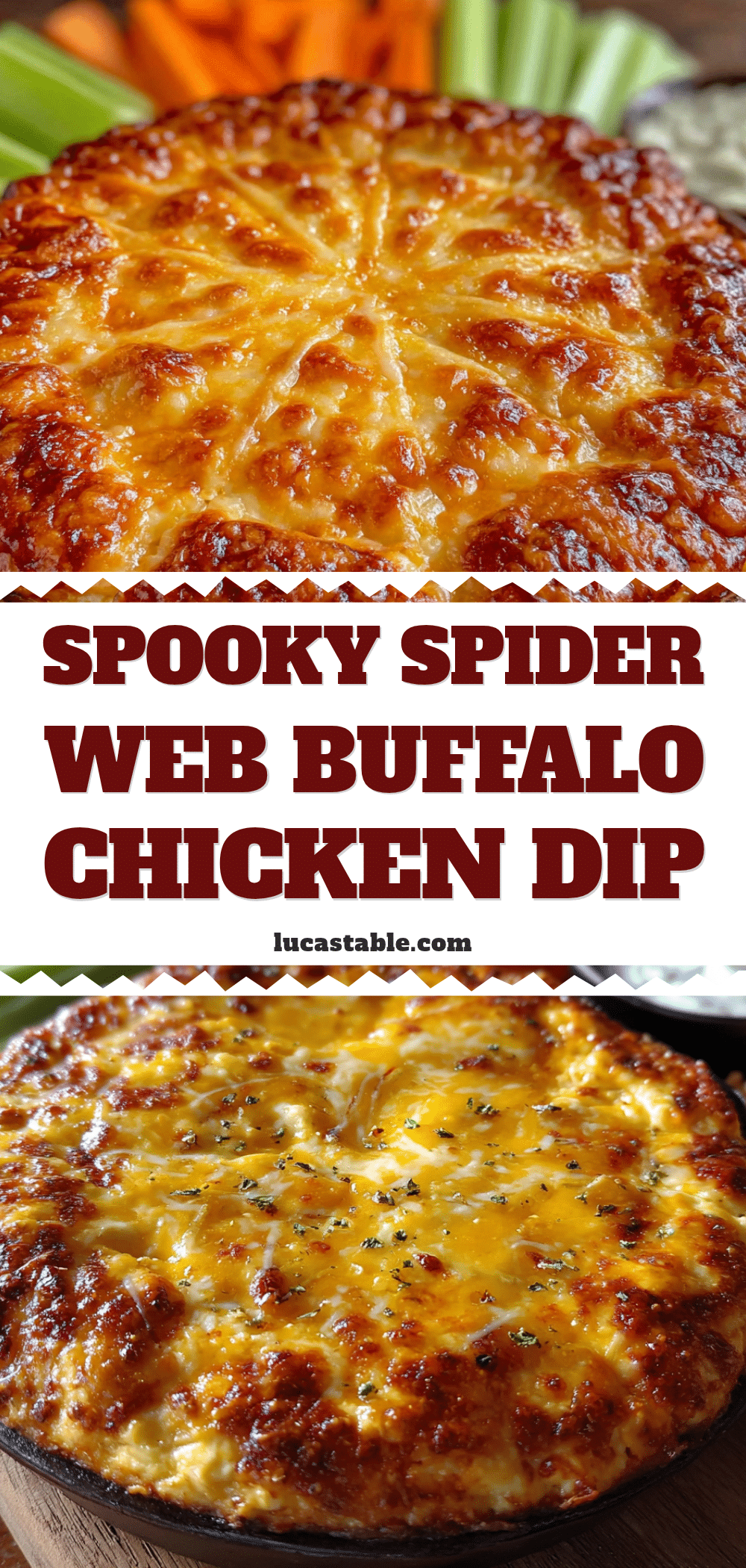 spider web buffalo chicken dip recipe