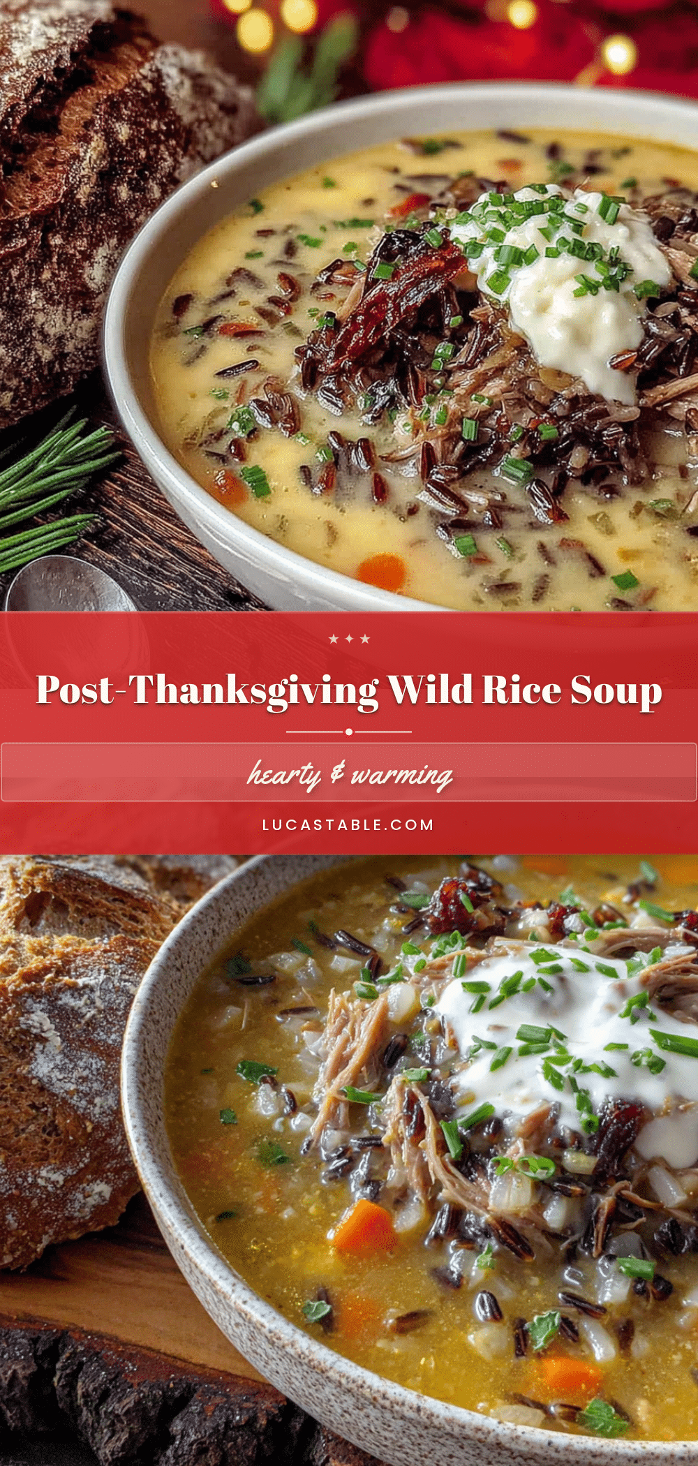 turkey and wild rice soup recipe