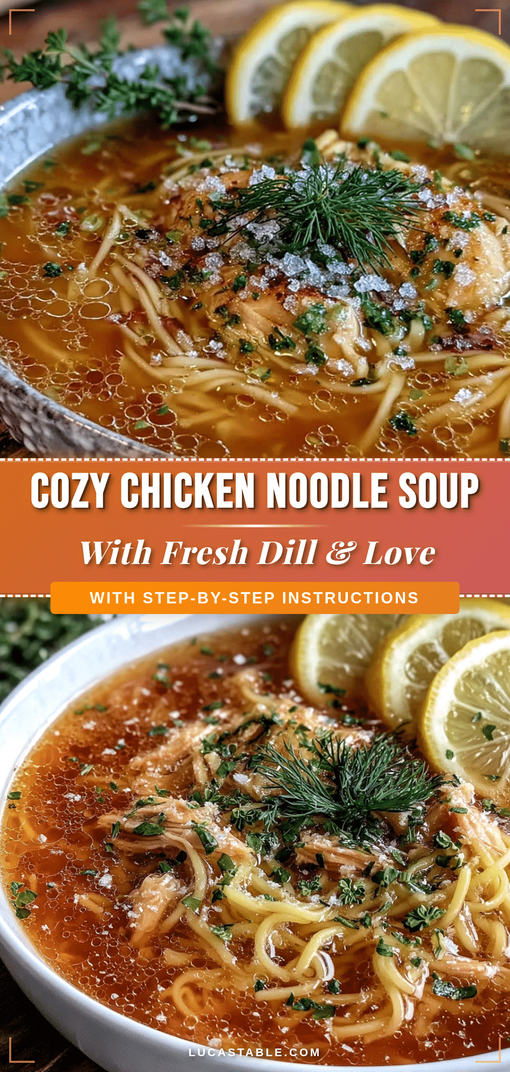 chicken noodle soup with fresh dill recipe