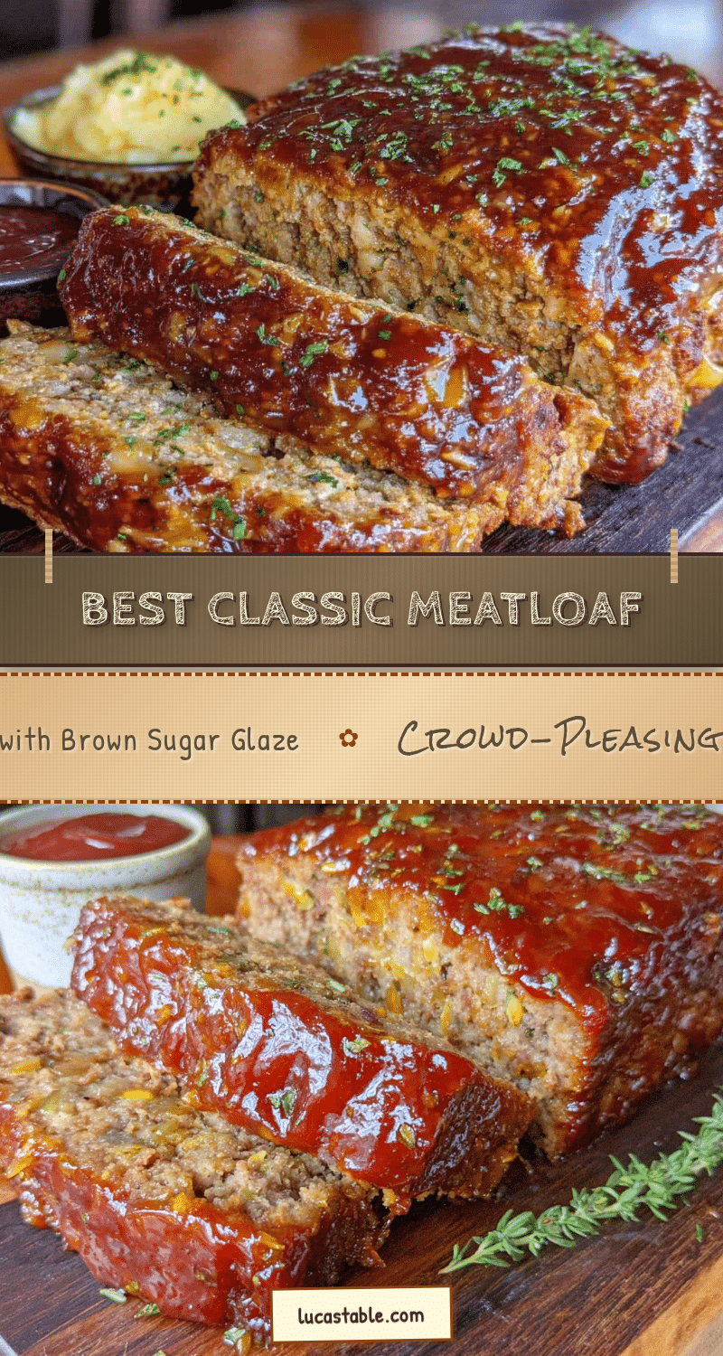classic meatloaf with brown sugar glaze recipe