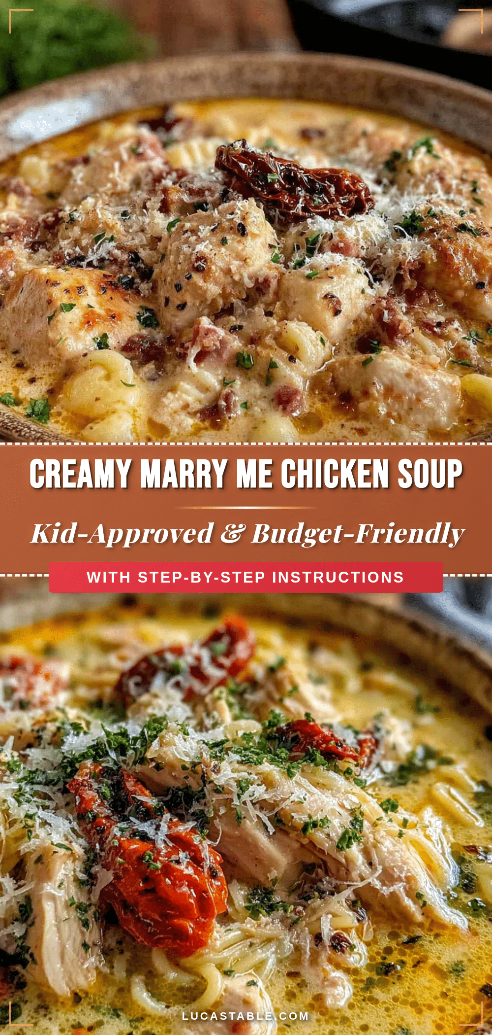 creamy marry me chicken soup recipe