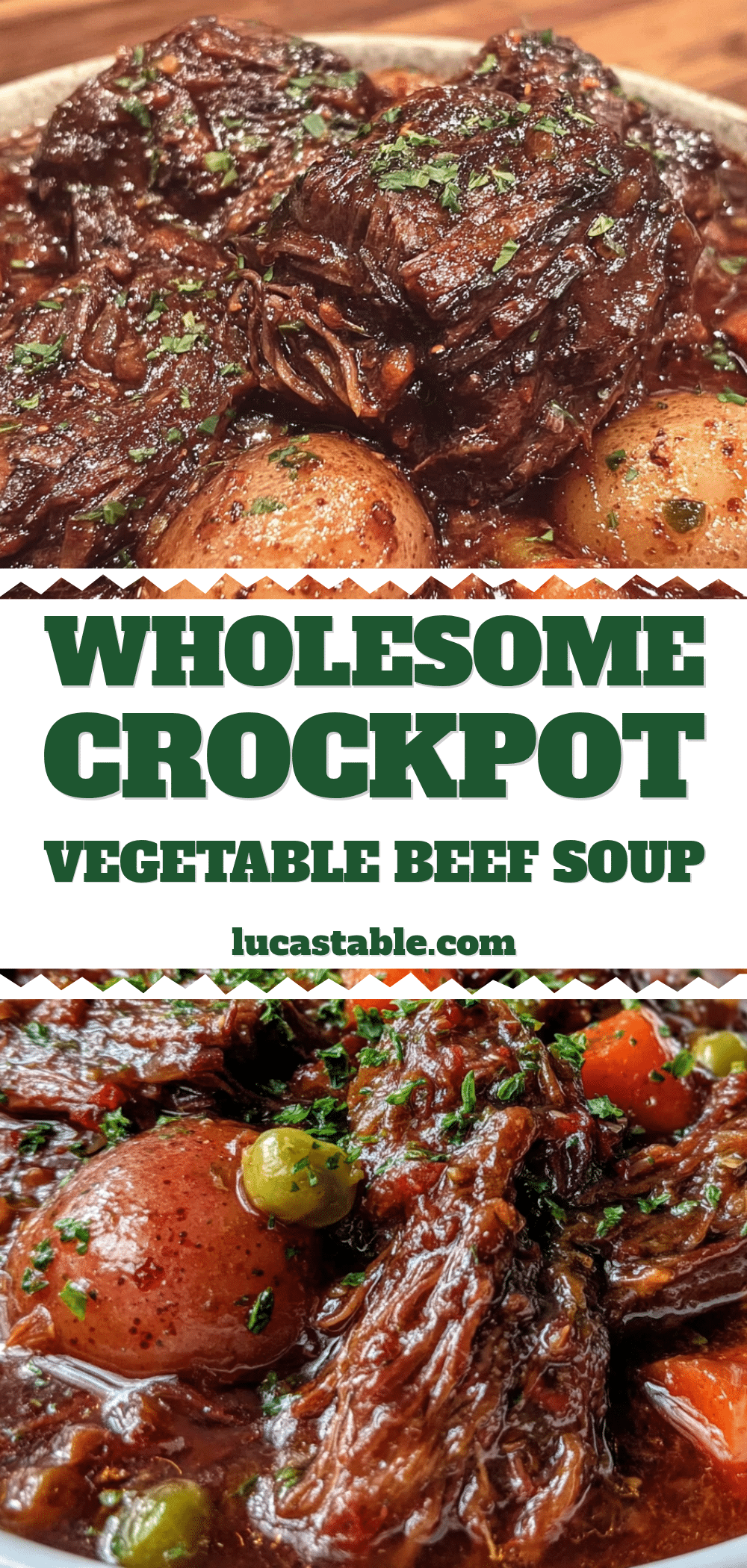crockpot vegetable beef soup recipe