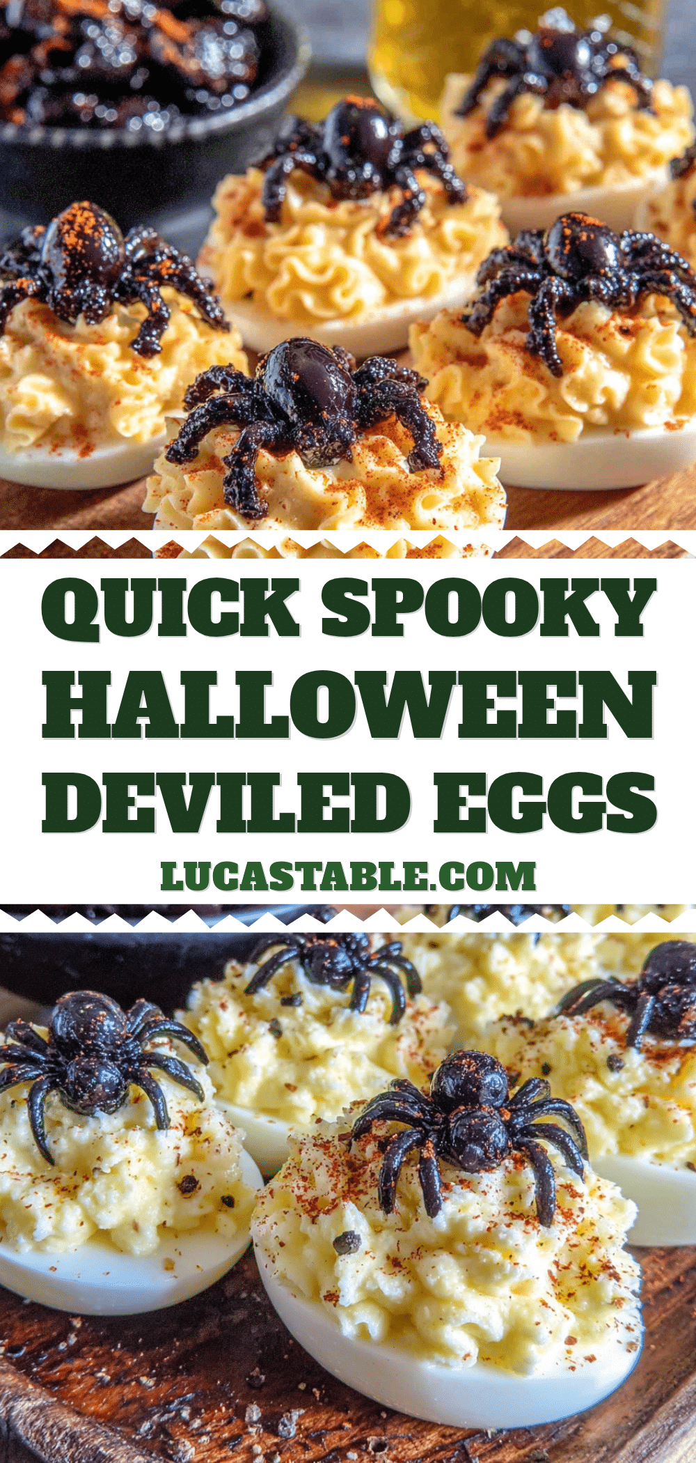 halloween deviled eggs recipe