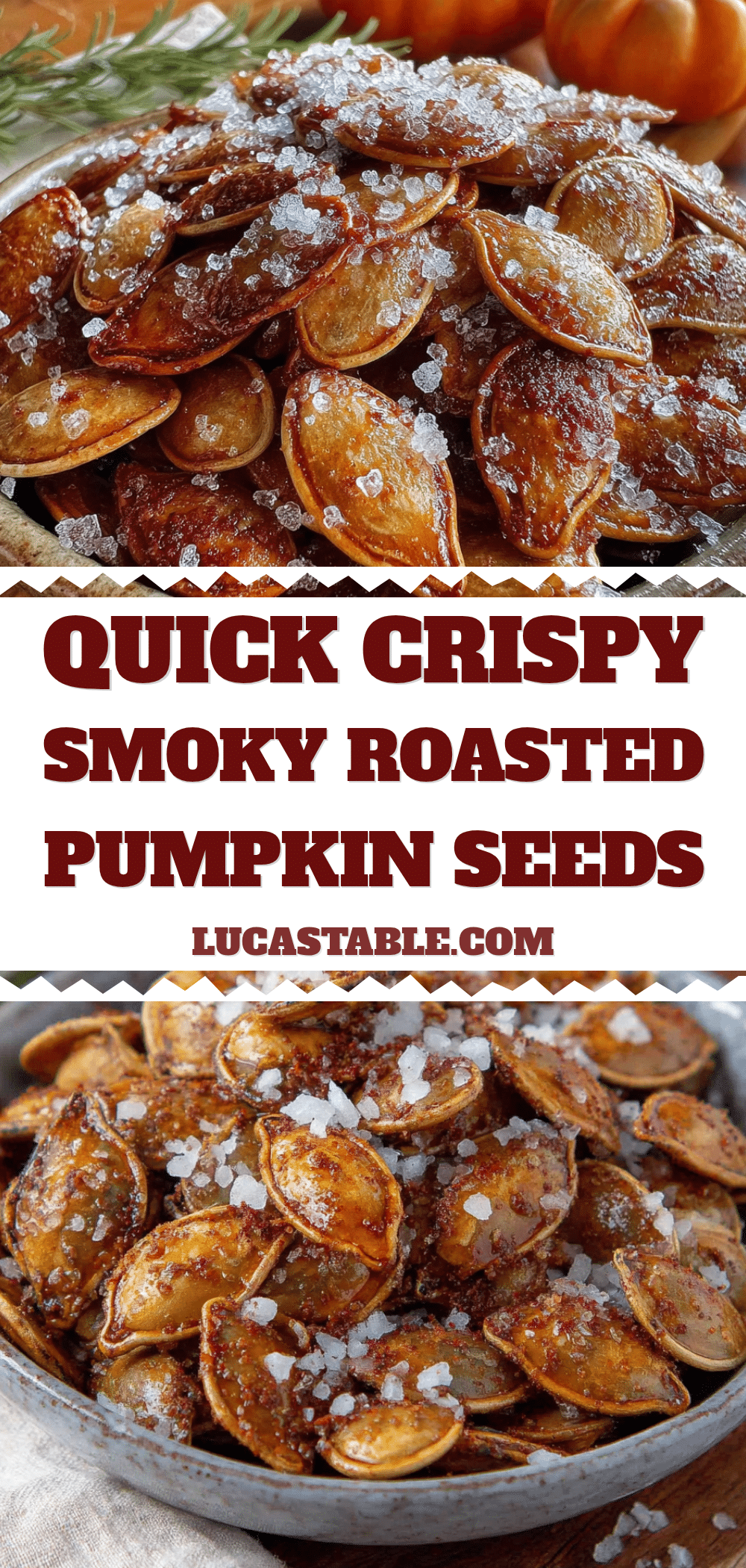 quick crispy smoky roasted pumpkin seeds recipe