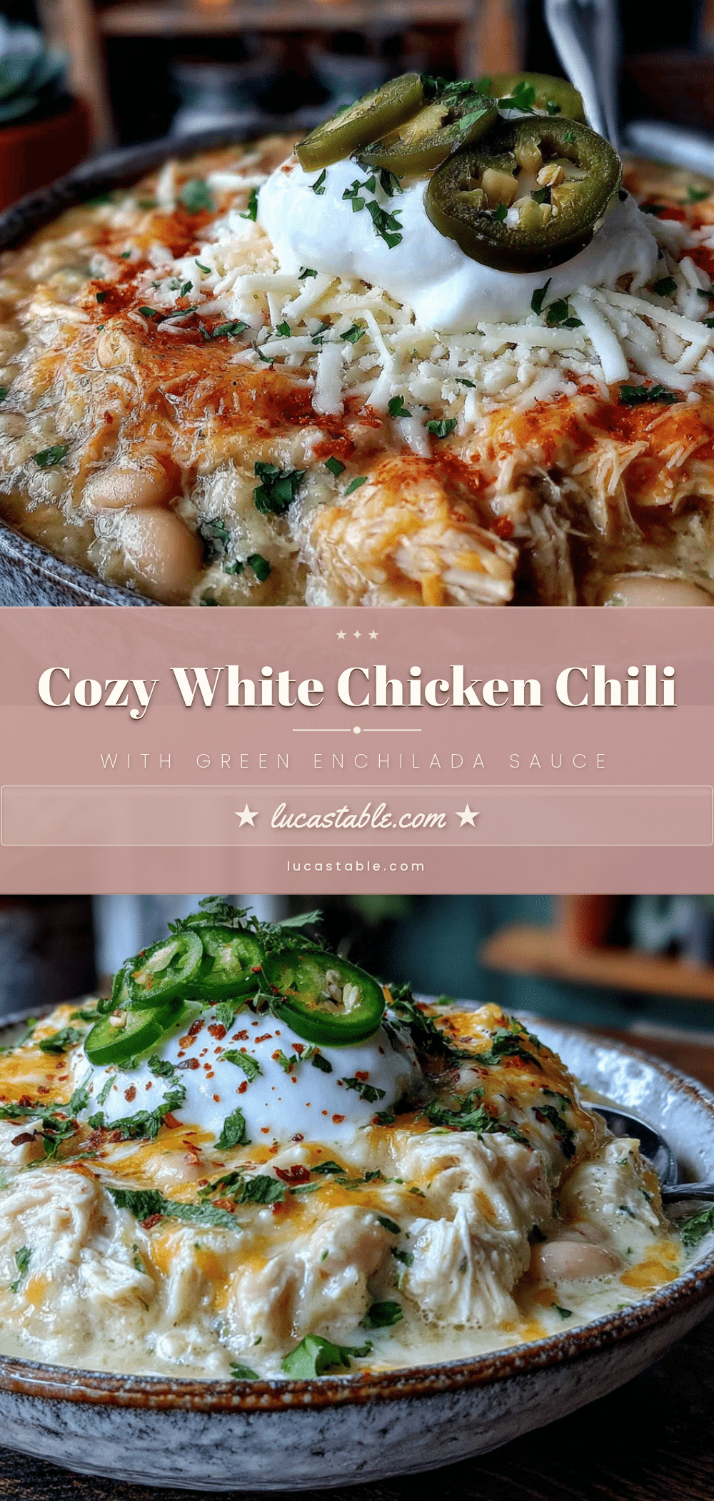 white chicken chili with green enchilada sauce recipe