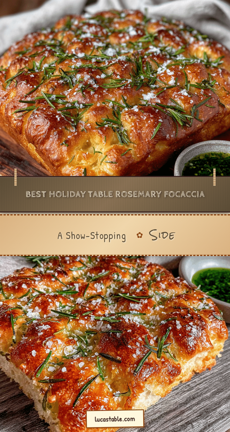 best holiday rosemary focaccia recipe