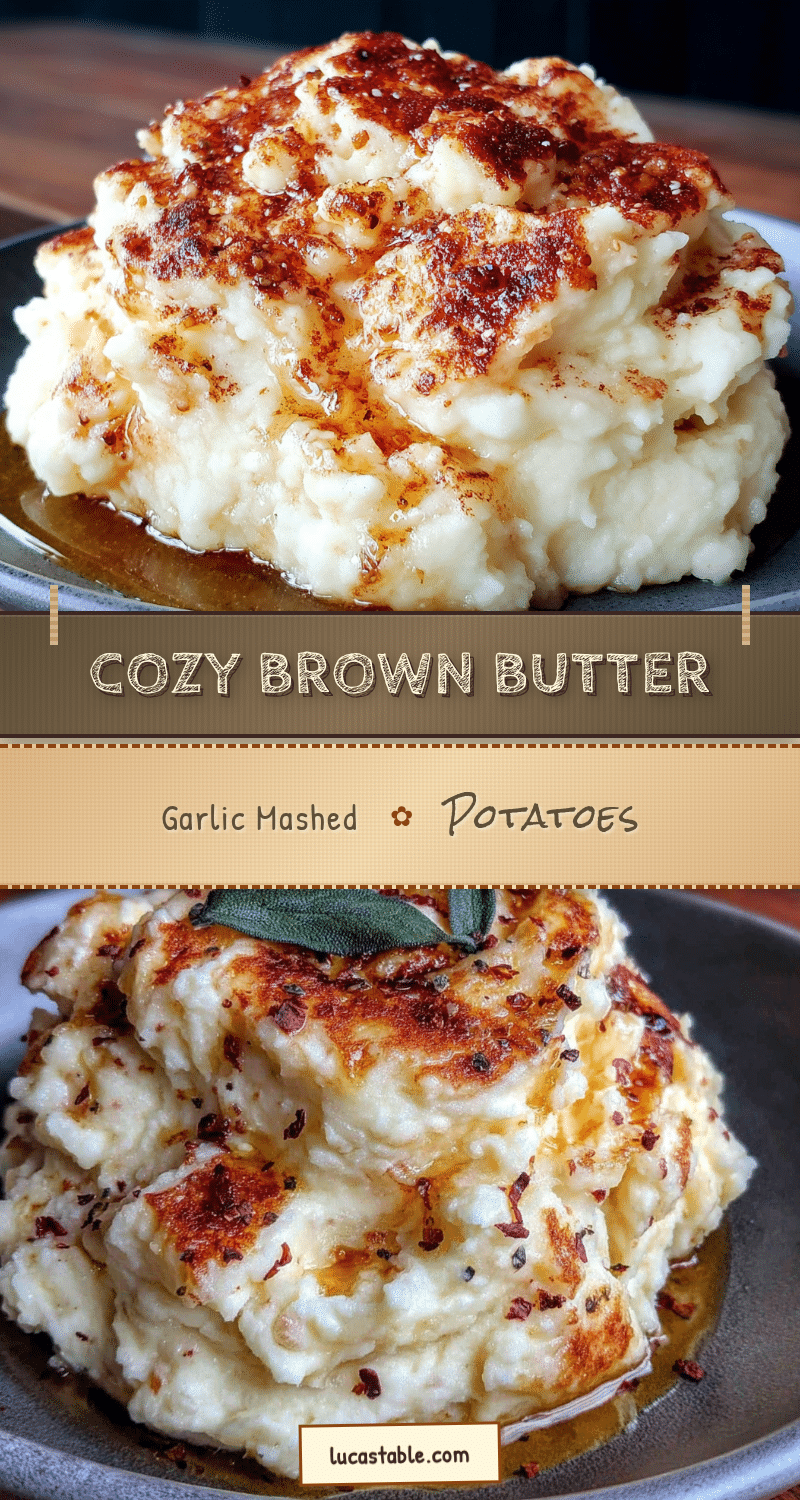 brown butter garlic mashed potatoes recipe