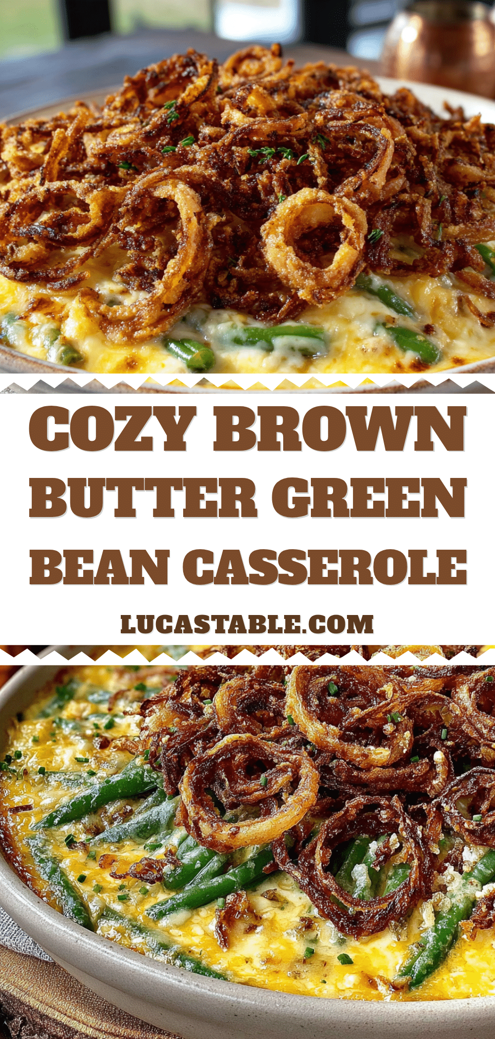 brown butter green bean casserole recipe