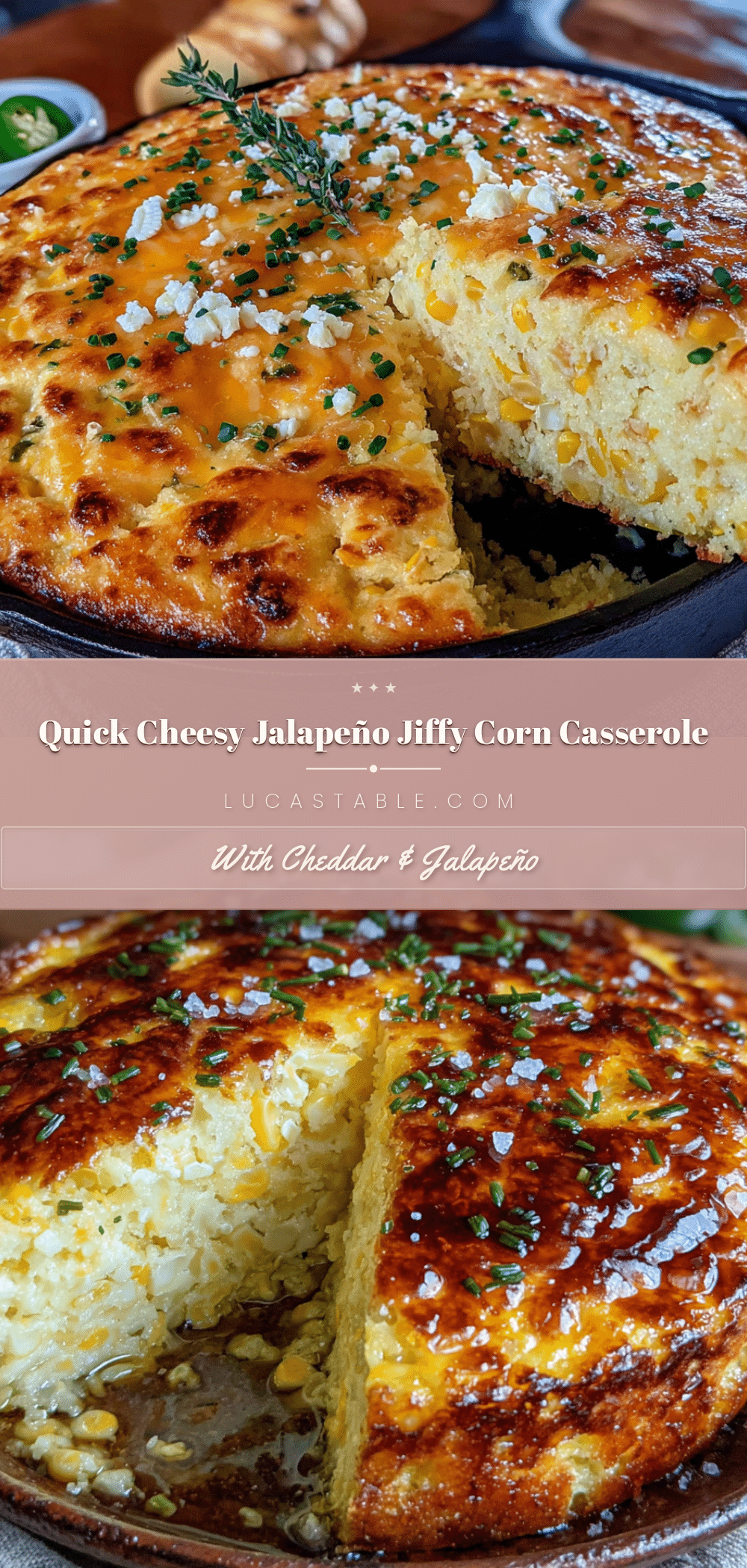 cheesy jalapeño corn casserole recipe