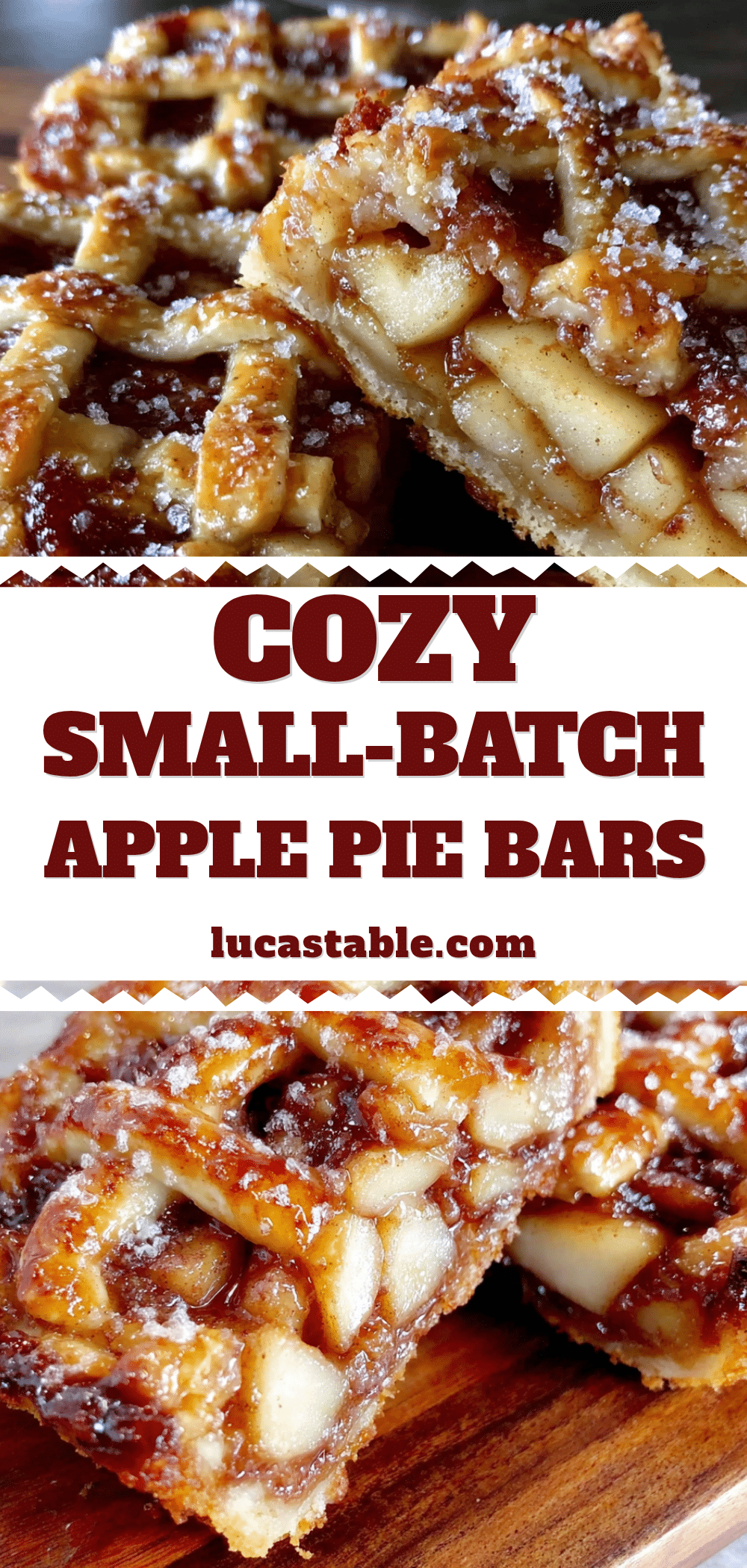 cozy small-batch apple pie bars for two recipe