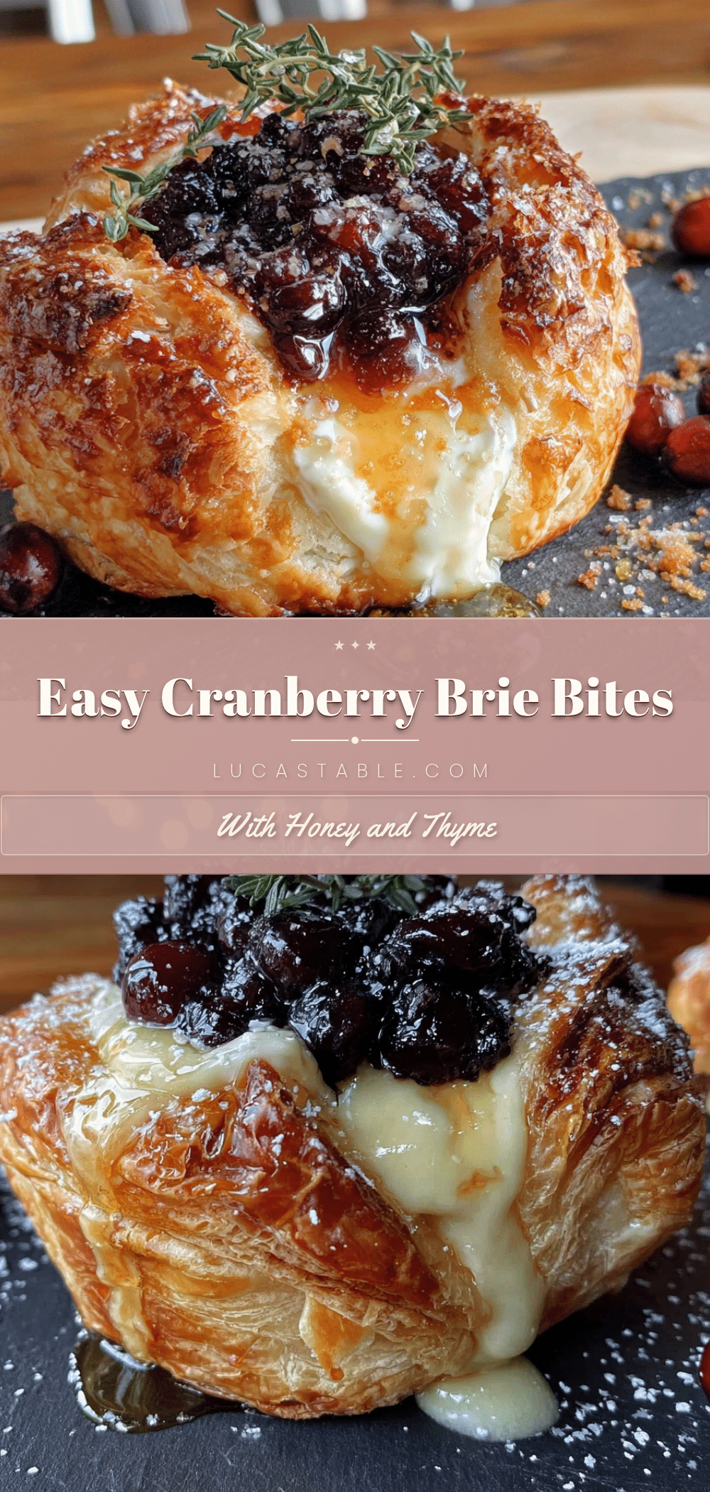 cranberry brie bites recipe