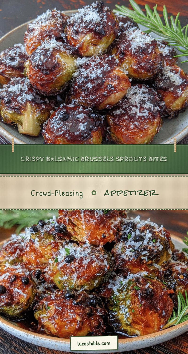 crispy balsamic brussels sprouts bites recipe