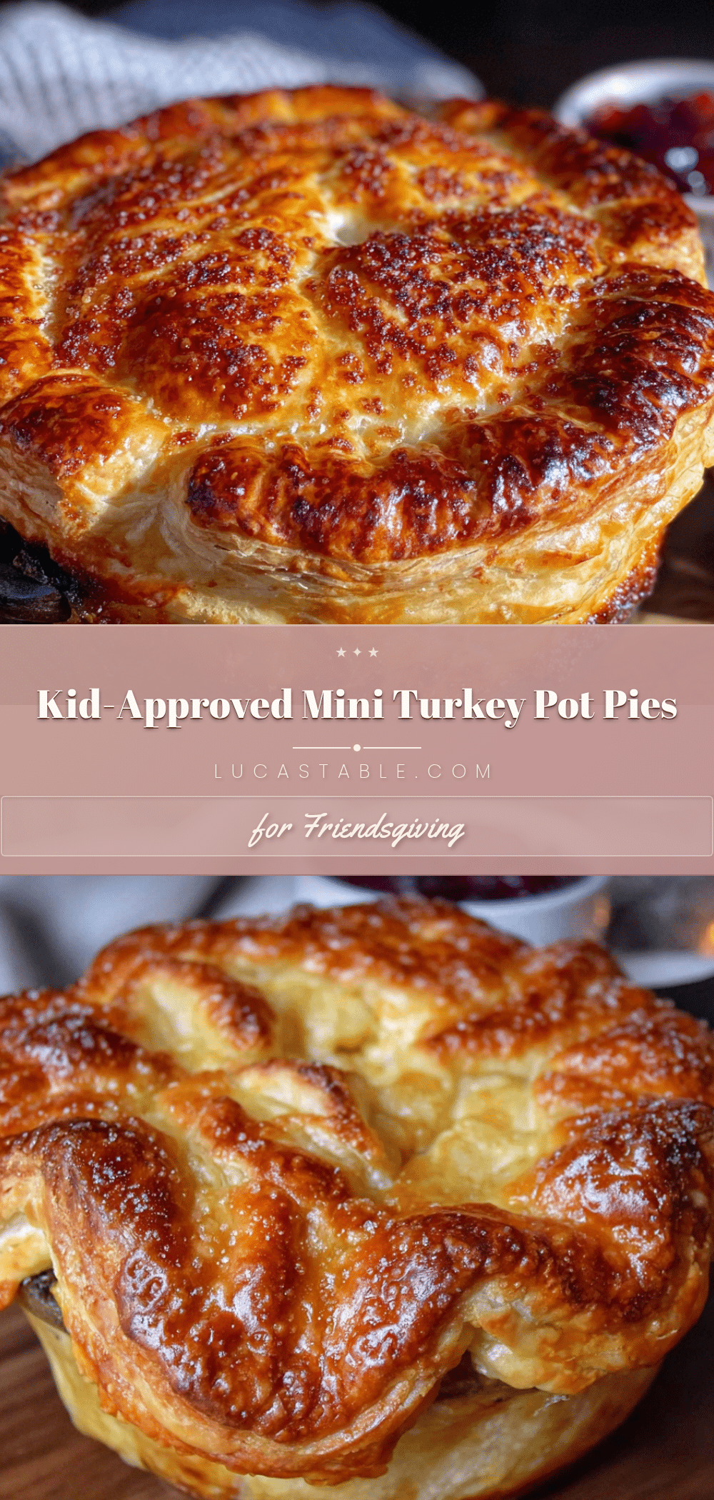 mini turkey pot pies recipe