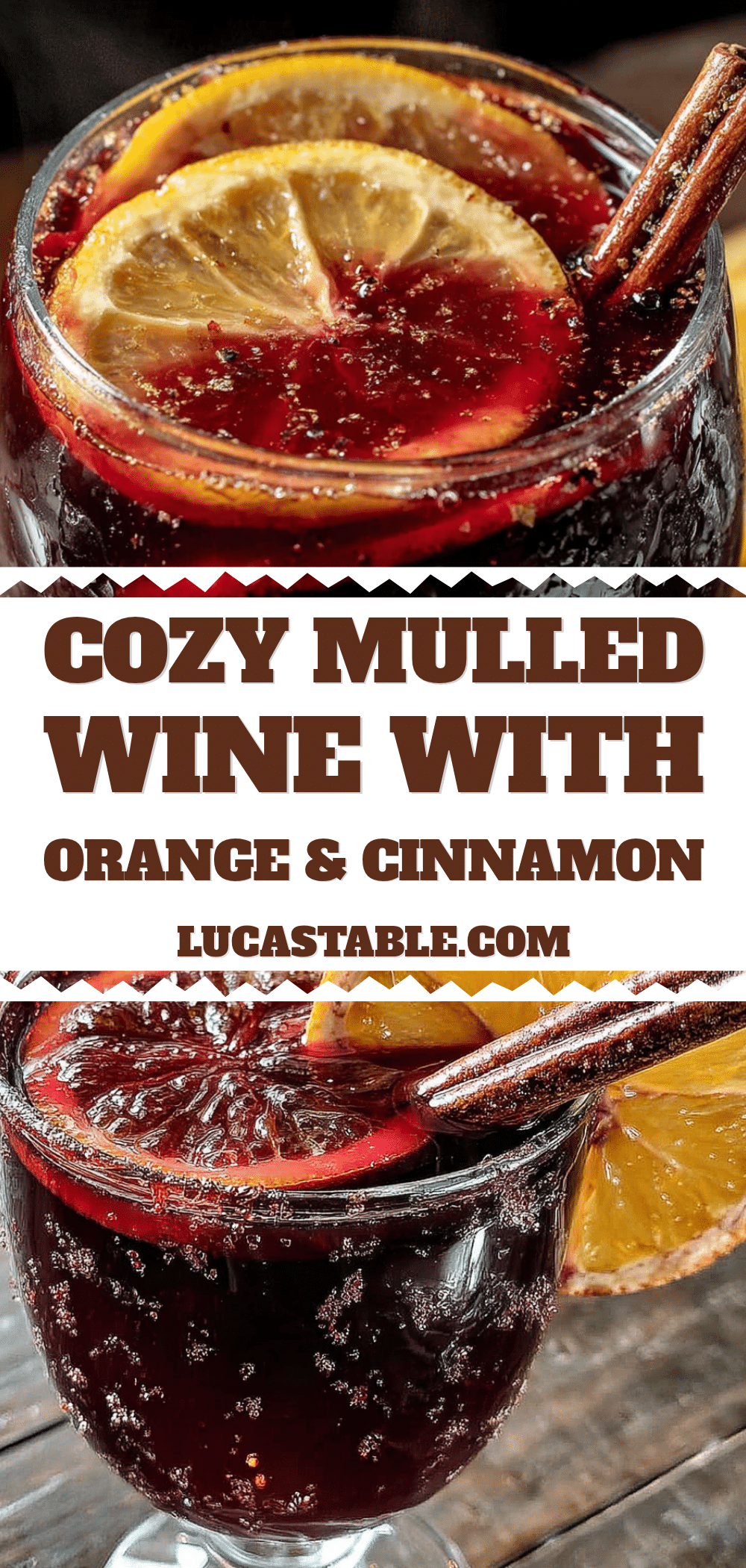 mulled wine with orange and cinnamon recipe