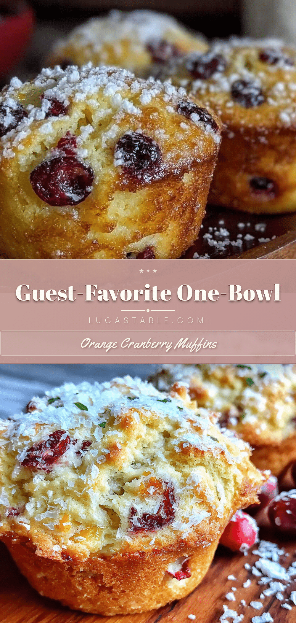 orange cranberry muffins recipe