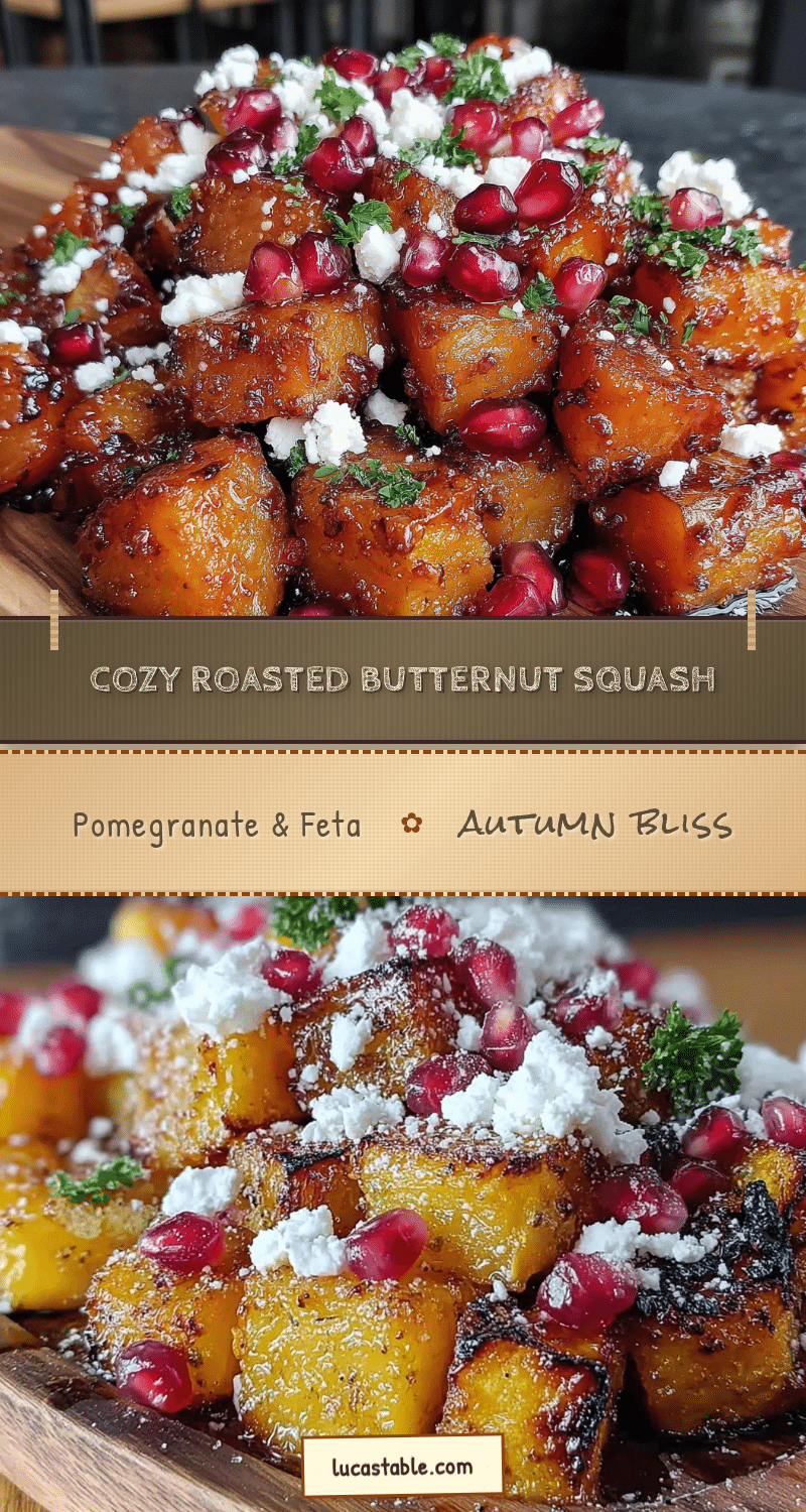 roasted butternut squash with pomegranate feta recipe