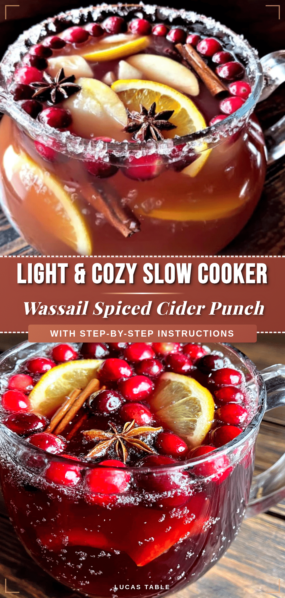 slow cooker wassail recipe