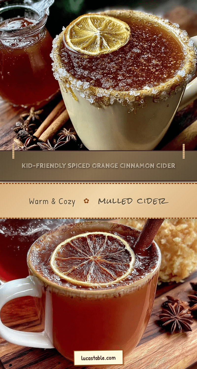 spiced orange cinnamon cider recipe
